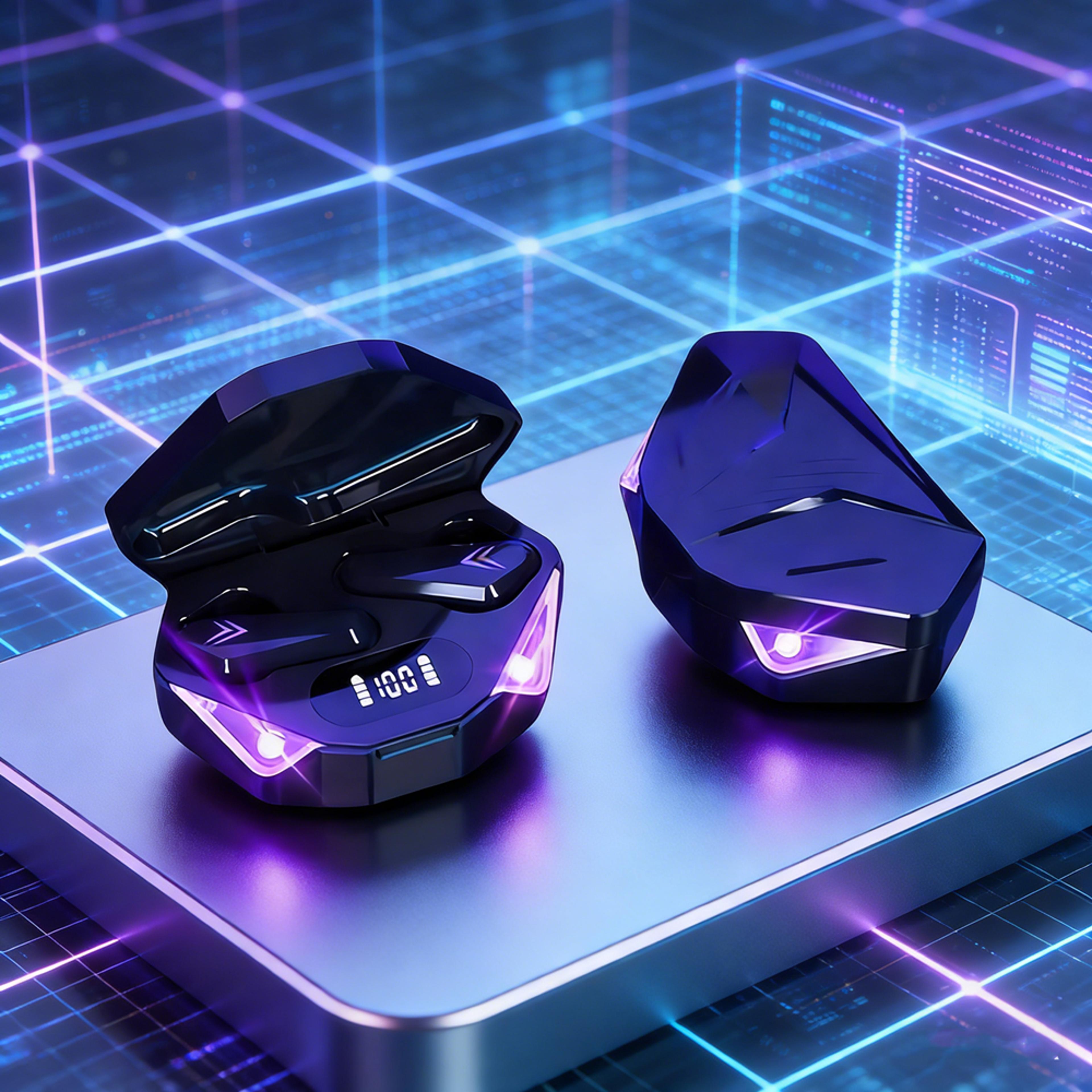 low latency tws gaming earbuds with bluetooth and mic