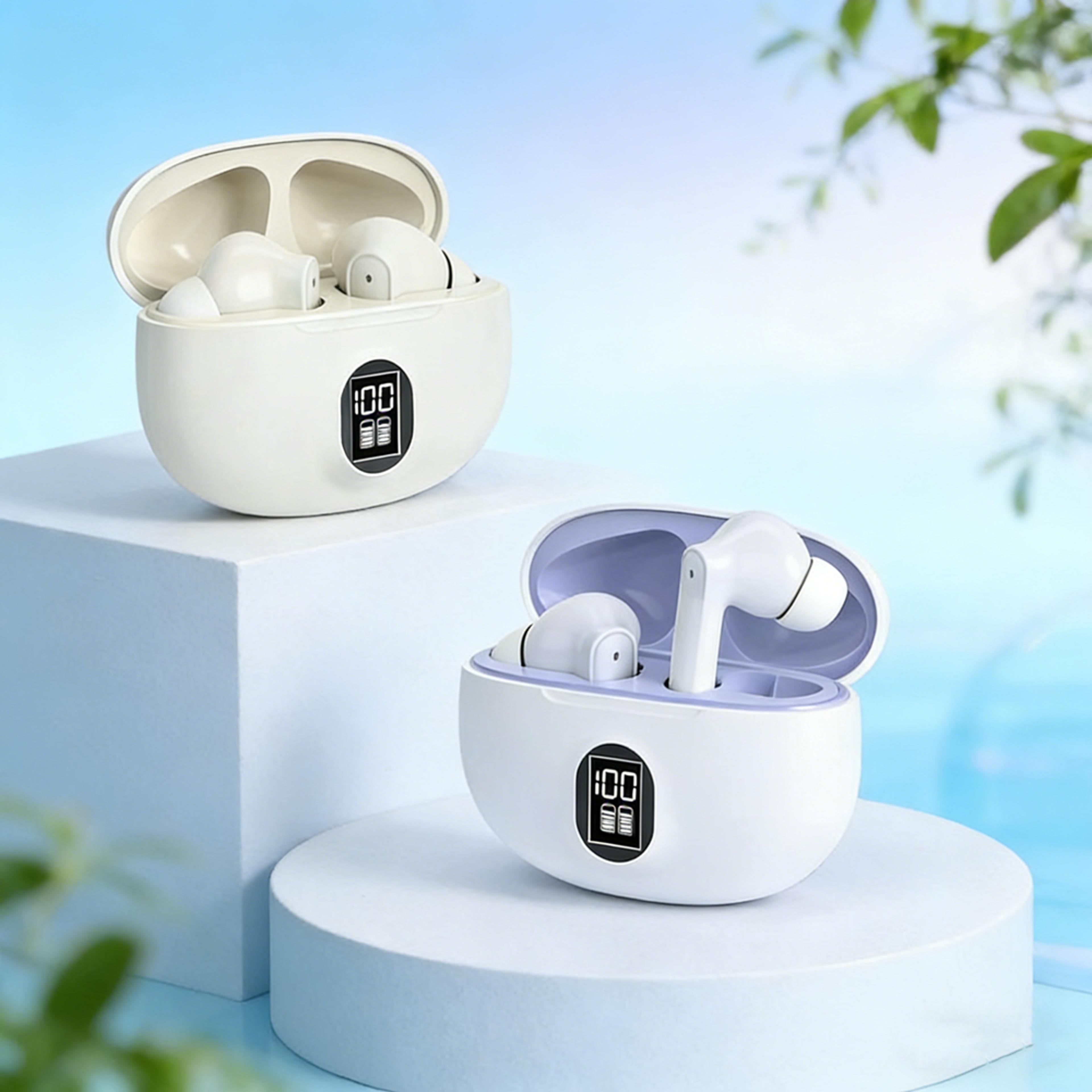 wireless gaming earbuds with microphone and noise reduction