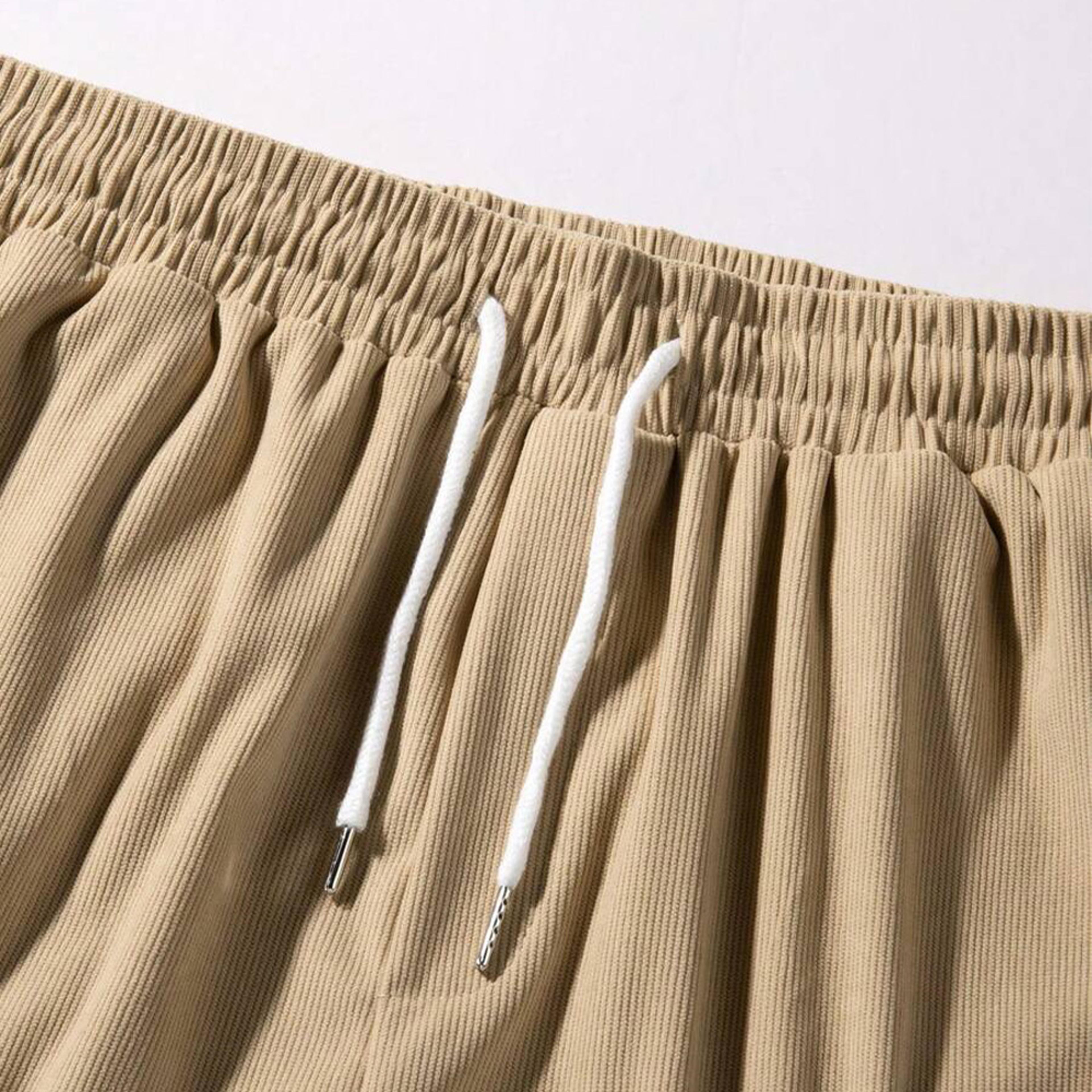 mens corduroy casual shorts lightweight summer beach sports shorts