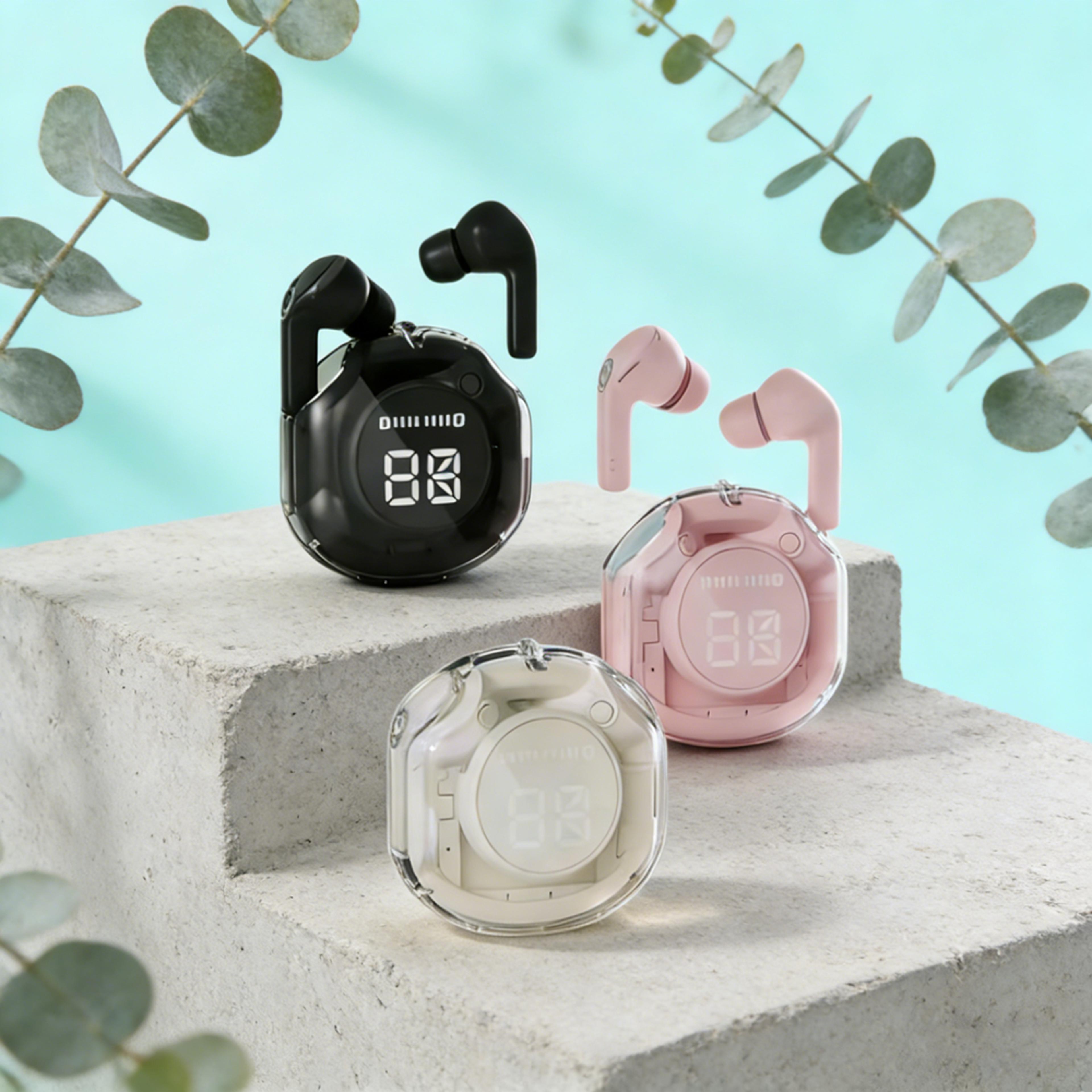 bluetooth tws wireless earbuds with noise reduction bass for sports and gaming