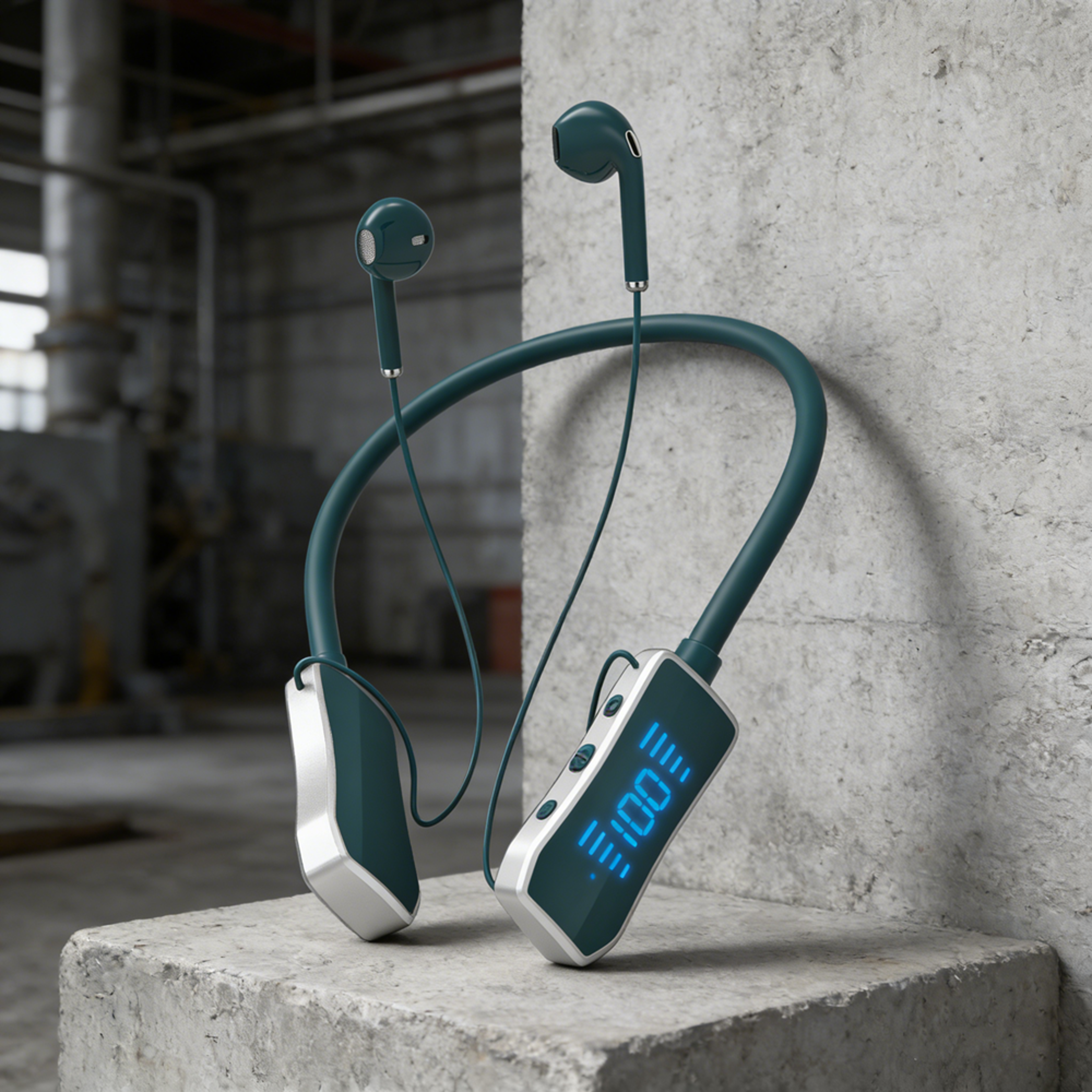 magnetic neckband bluetooth earphones waterproof sports headset with mic