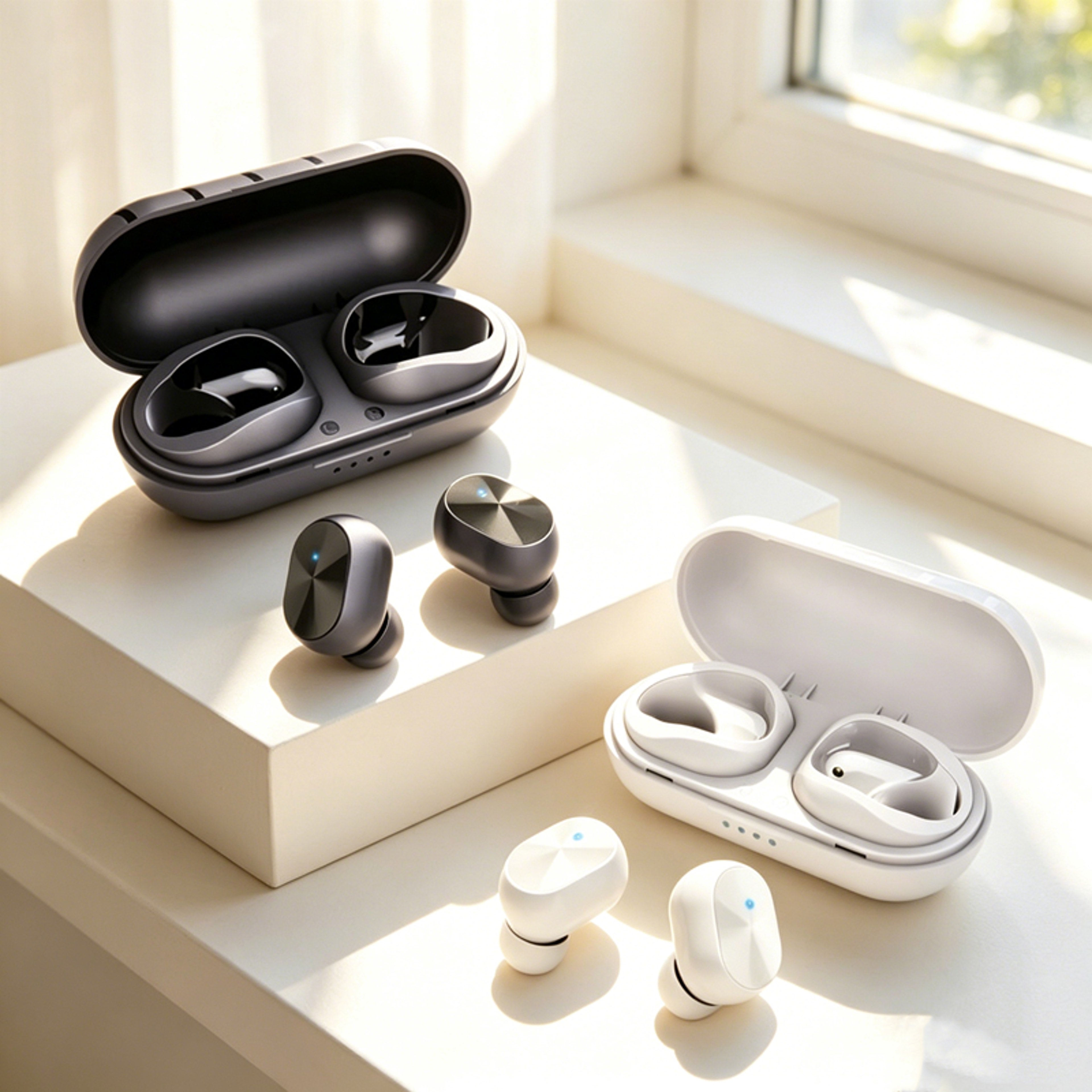 tws wireless headphones bluetooth sports gaming earbuds with mic