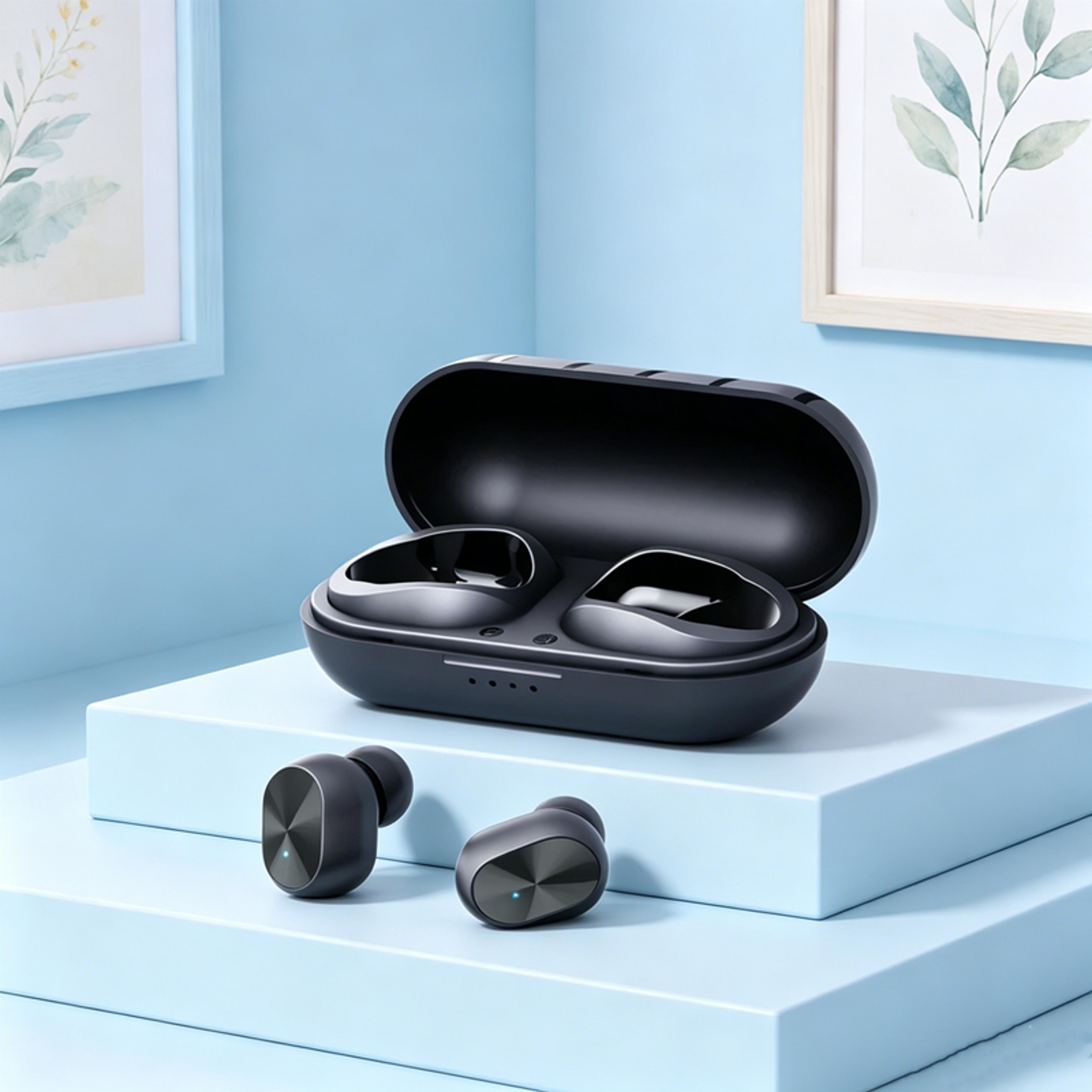 tws wireless bluetooth earbuds with mic for sports gaming and calls