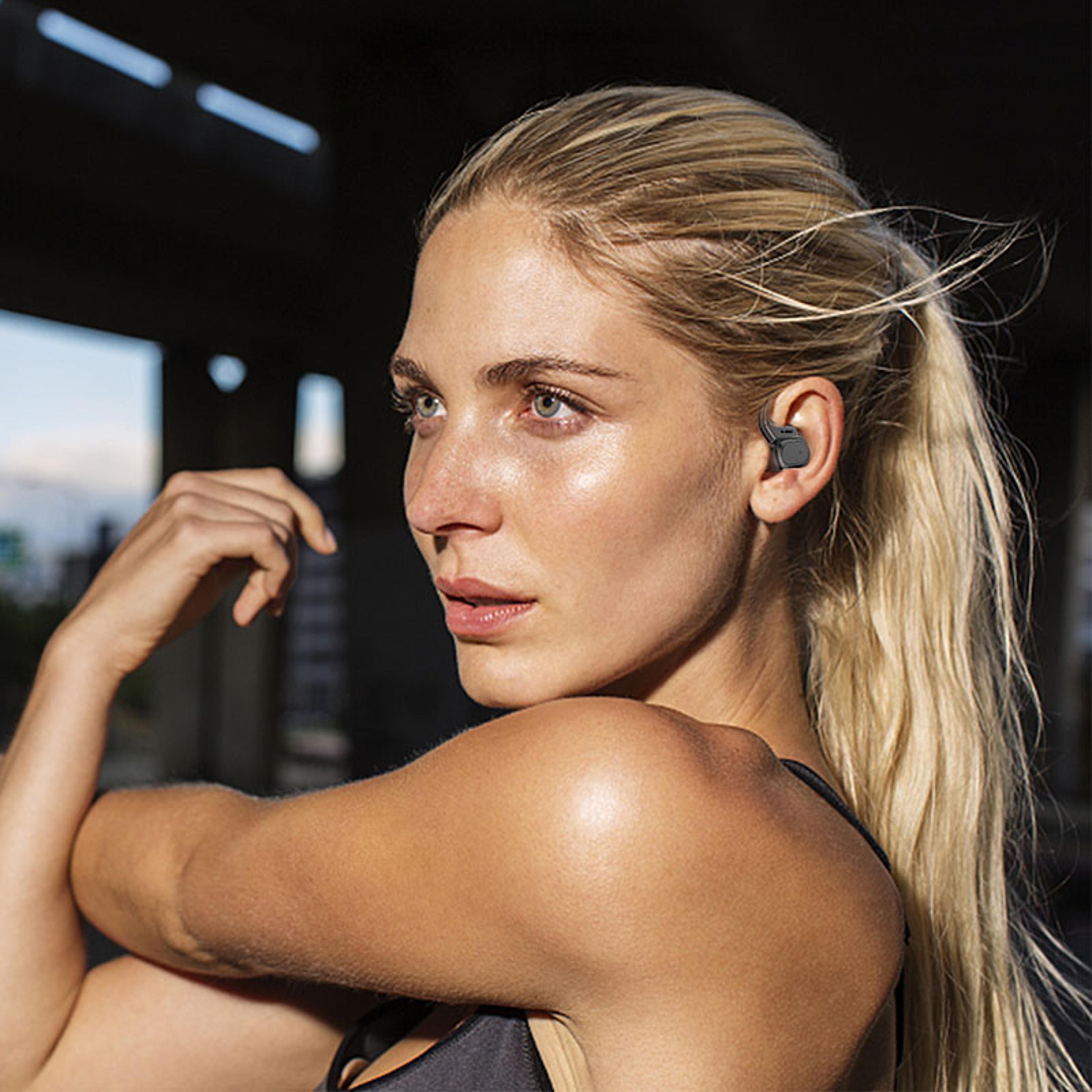 secure fit wireless sports earhook earphones for running and workouts