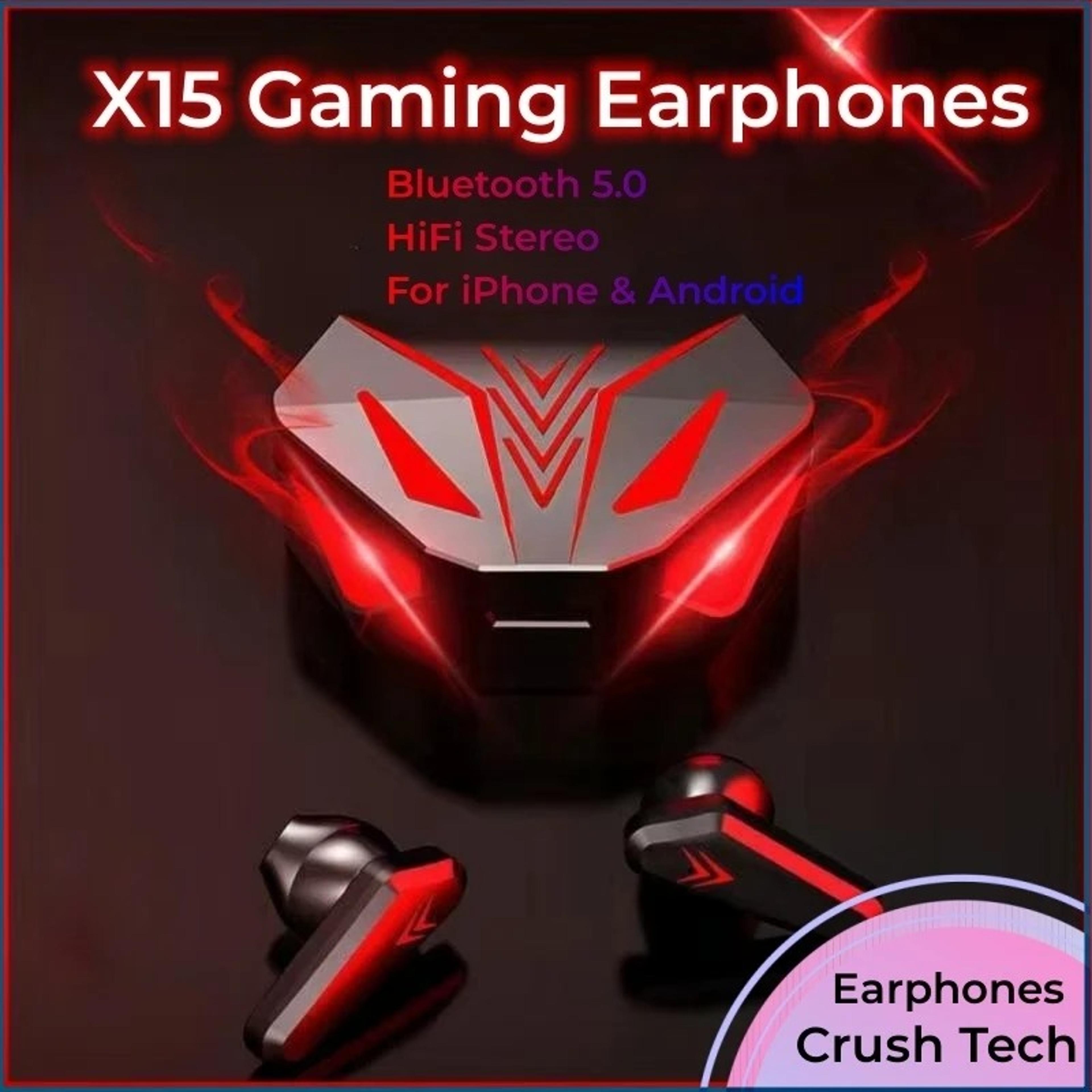 low latency wireless gaming earbuds with mic bluetooth gamer headset