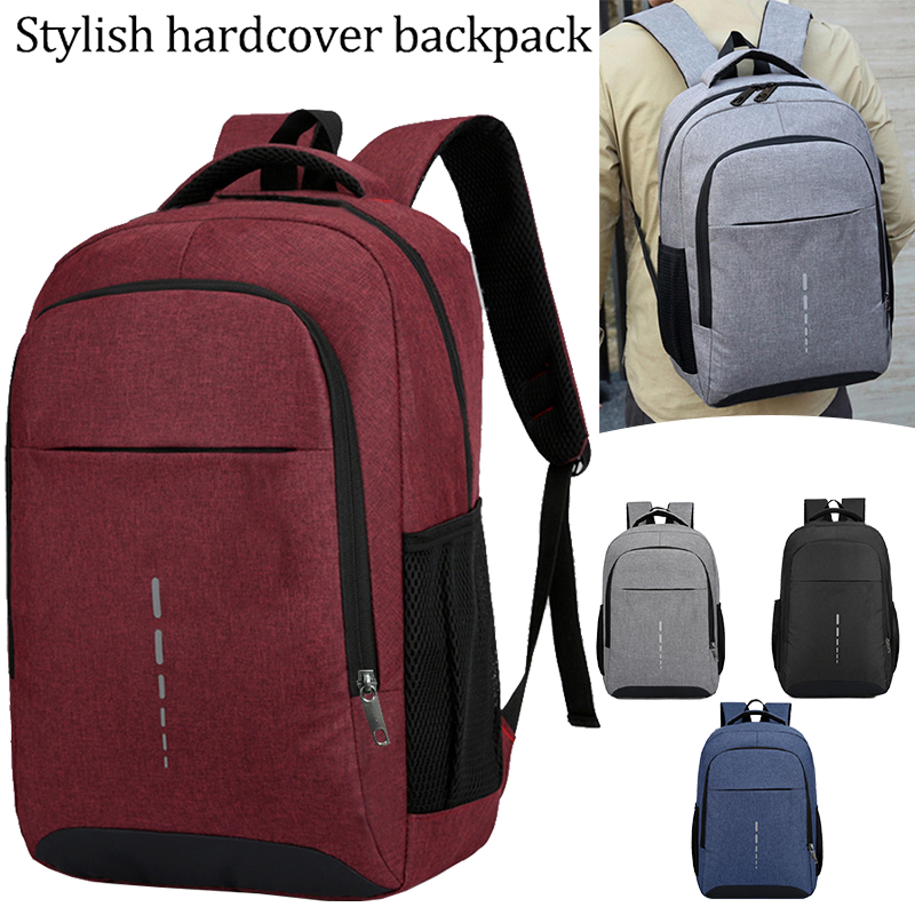 large capacity laptop backpack with multiple pockets for school work and travel