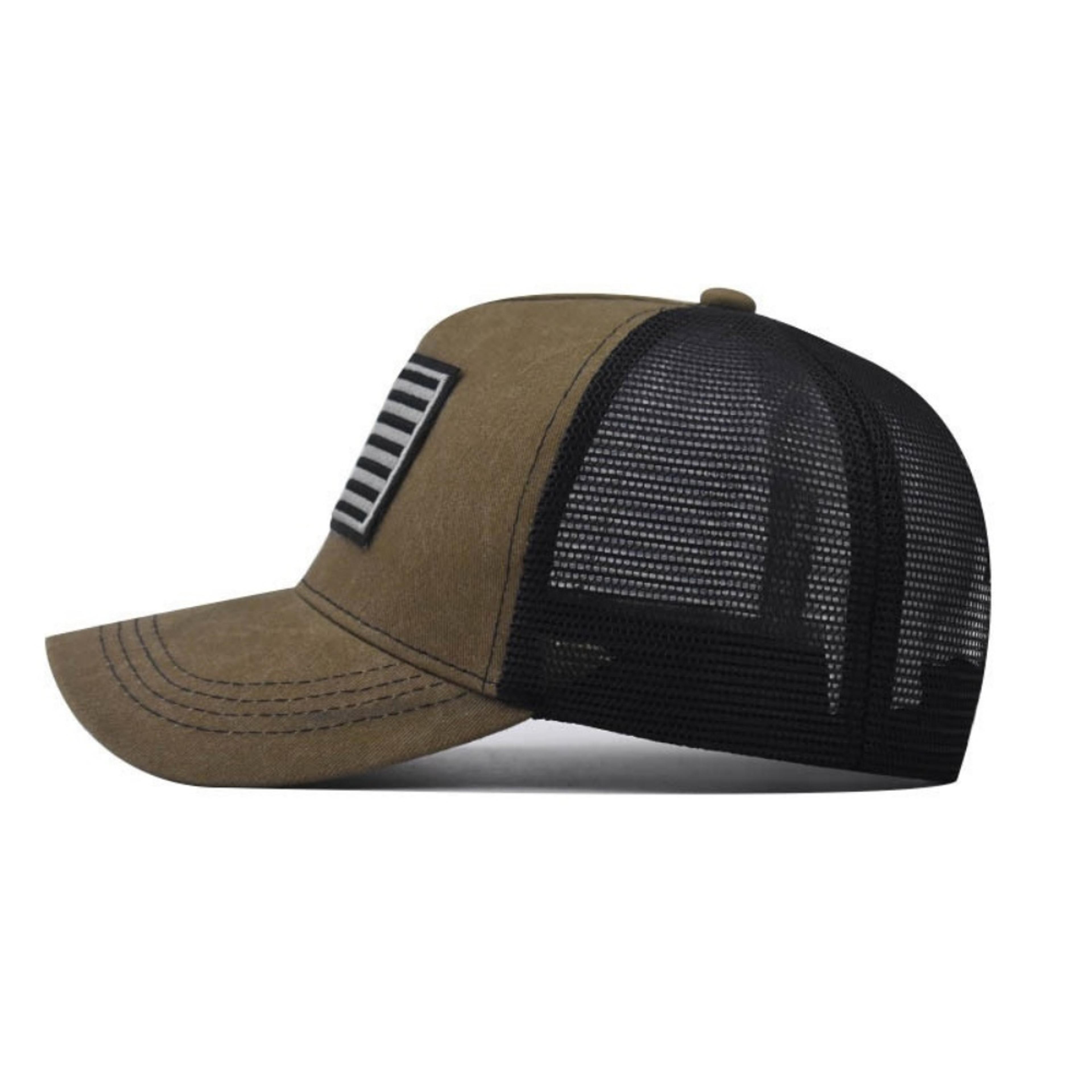 tactical baseball cap usa flag cotton adjustable outdoor hat