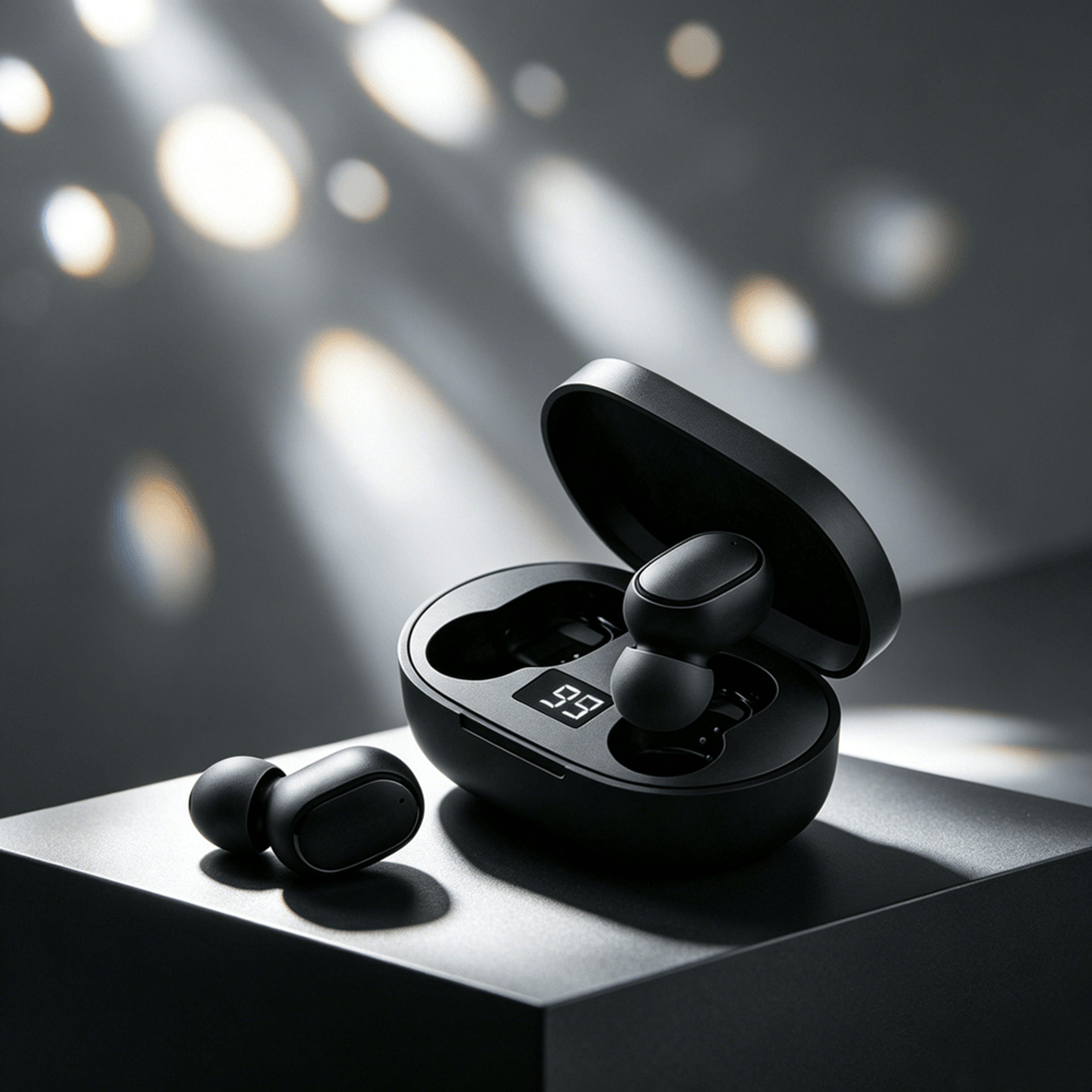 wireless bluetooth earphones with noise cancelling headset and microphone