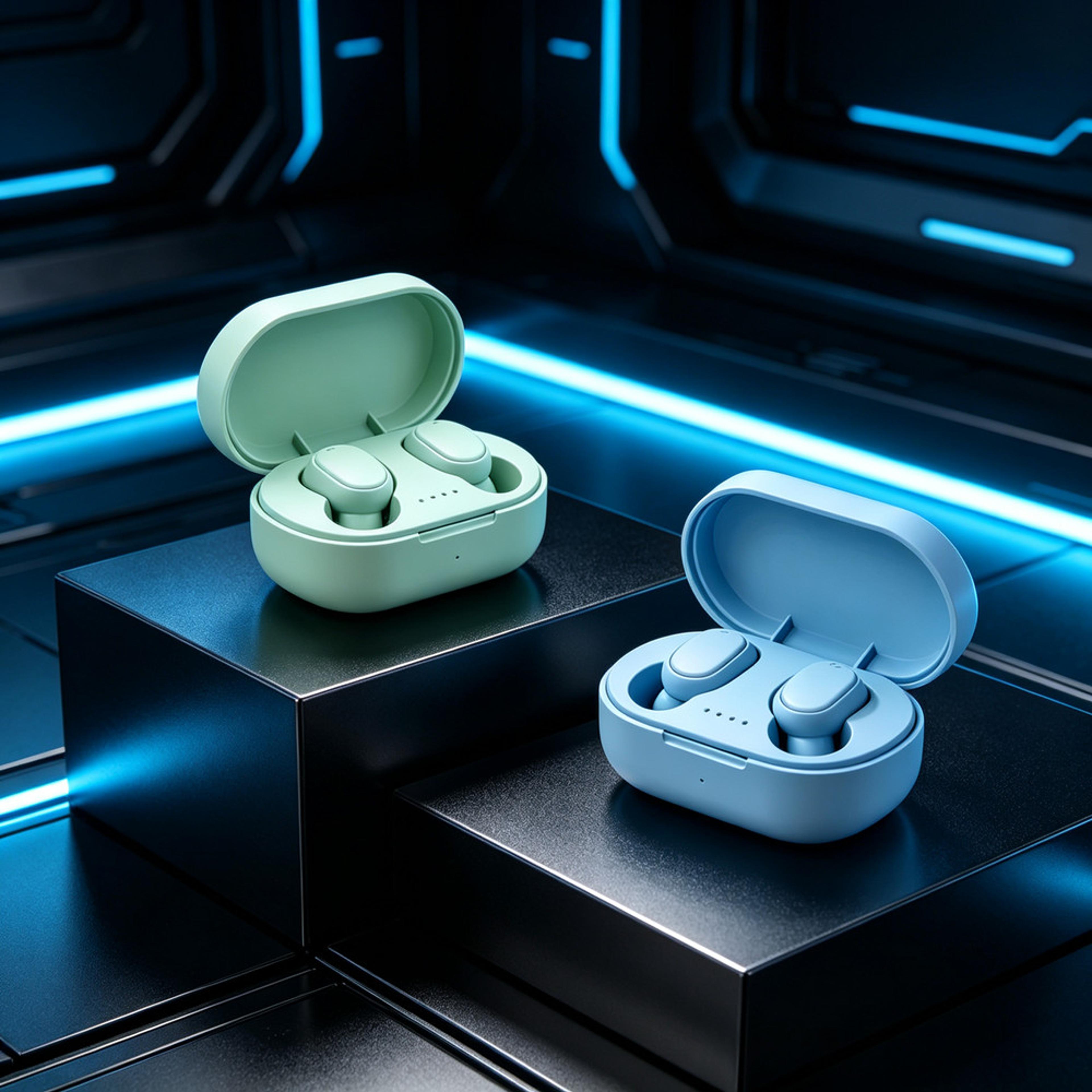 tws wireless bluetooth earbuds with mic noise cancelling sound