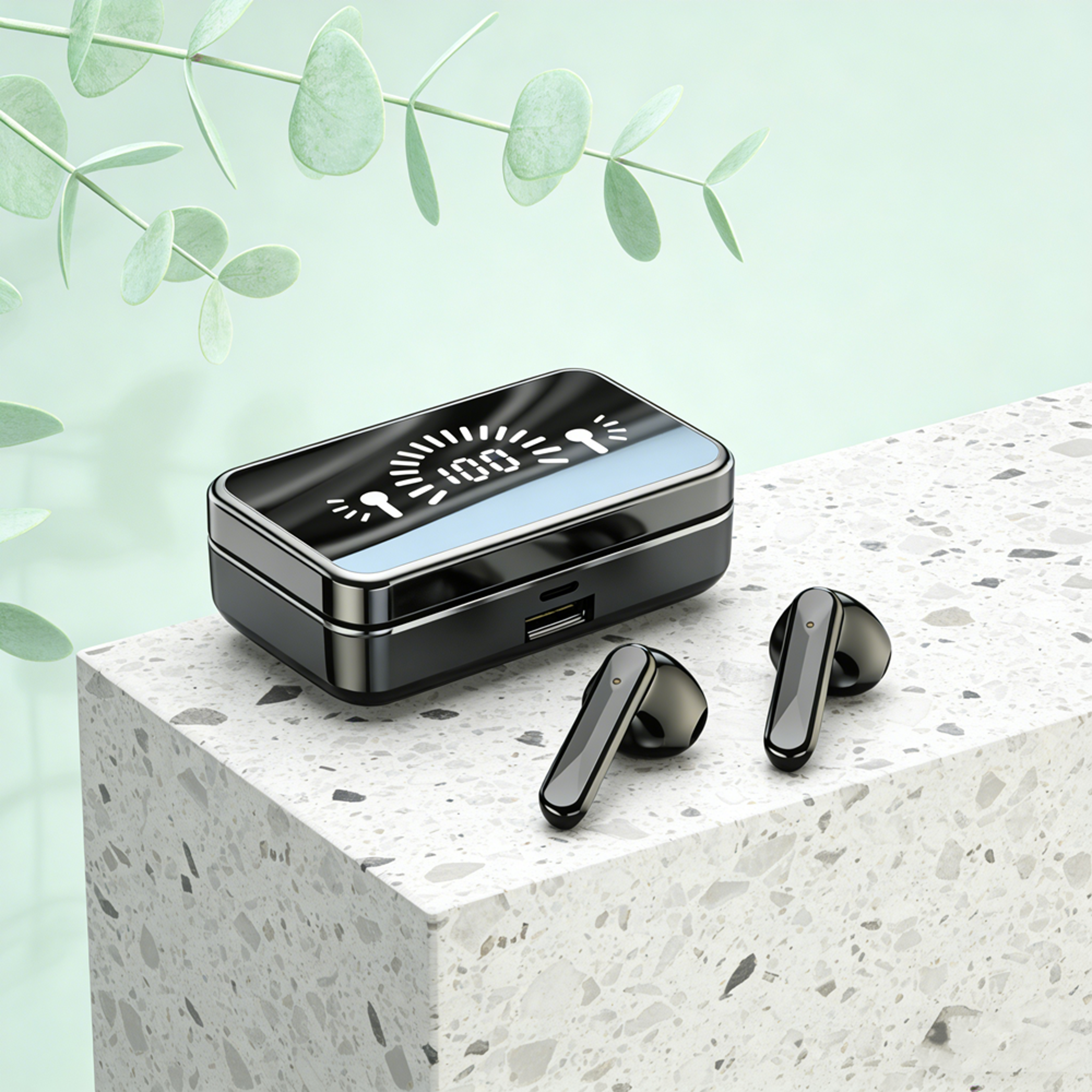 tws bluetooth earphones wireless sport headset for smartphones