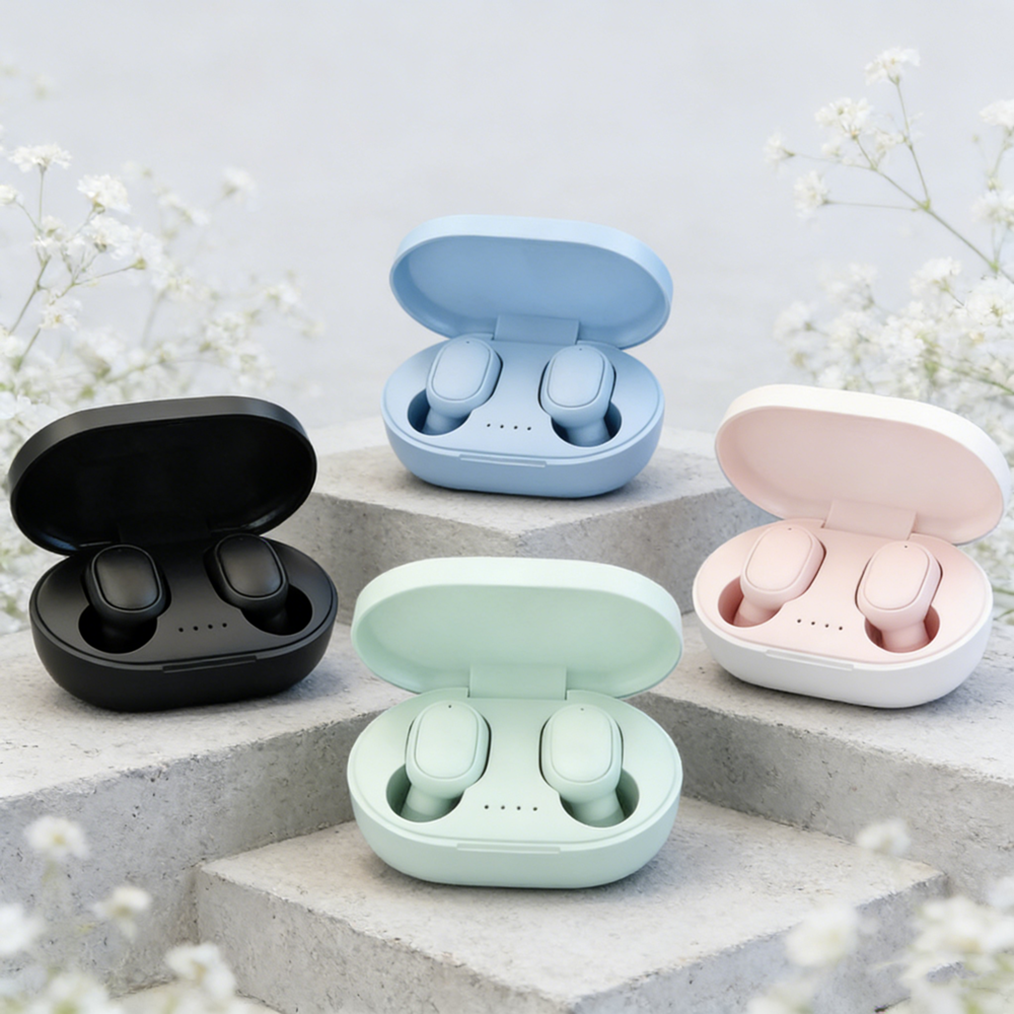 tws wireless bluetooth sport earbuds with mic for smartphones