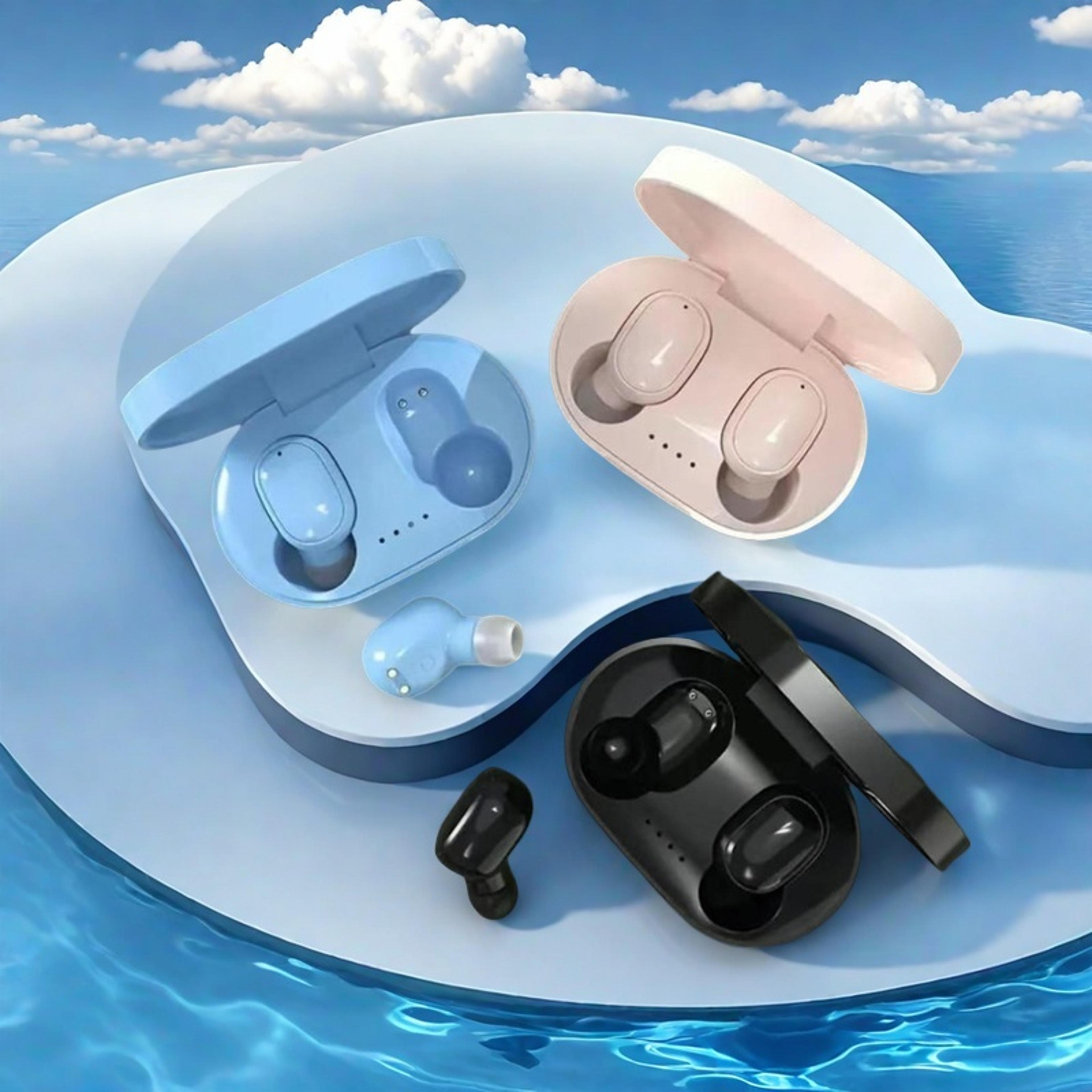 wireless bluetooth earphones with noise cancelling microphone and clear sound