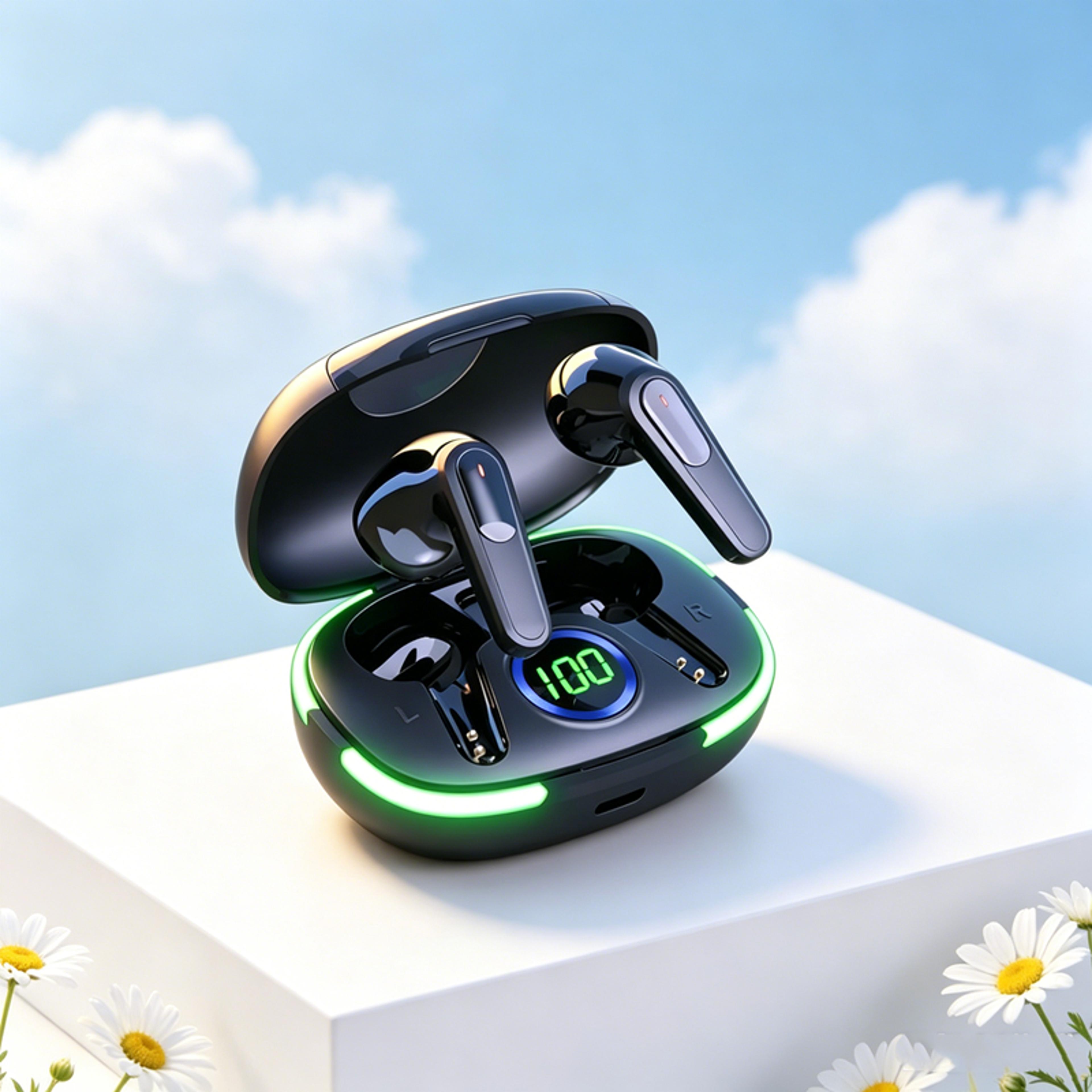 wireless bluetooth touch control waterproof sports headphones