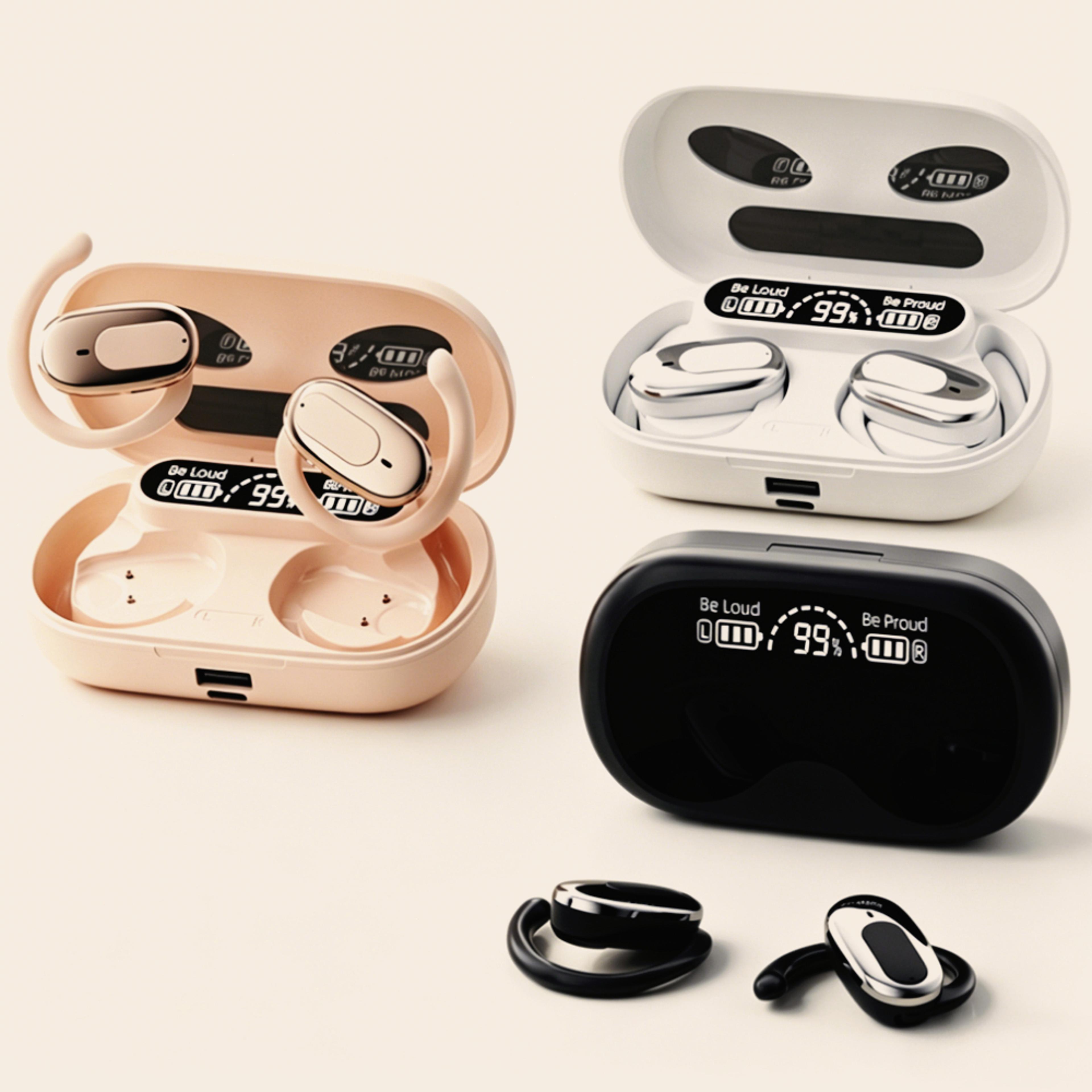wireless bluetooth earbuds with long range connection low power noise free audio headphones