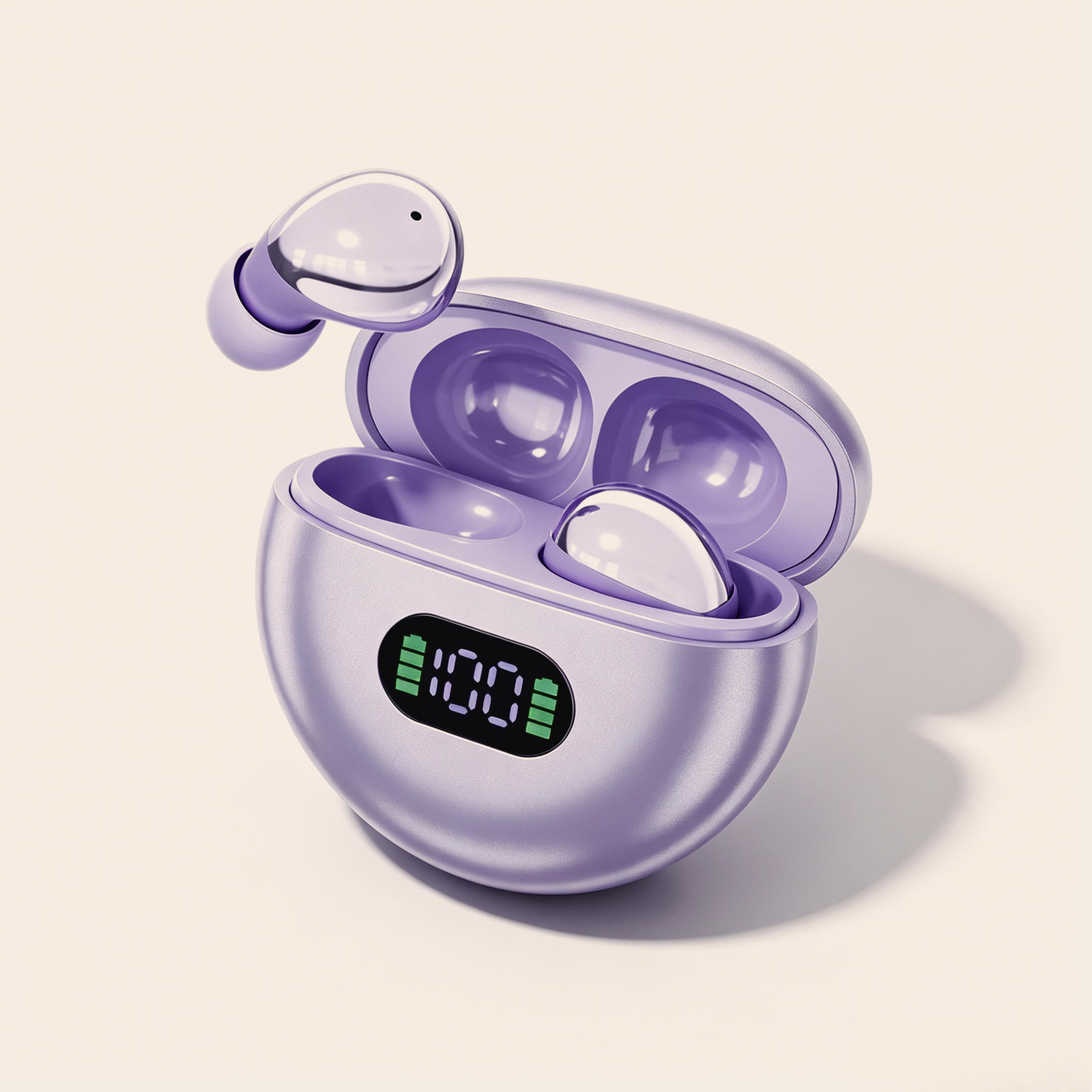 low latency wireless bluetooth earbuds with mic long battery gaming earphones