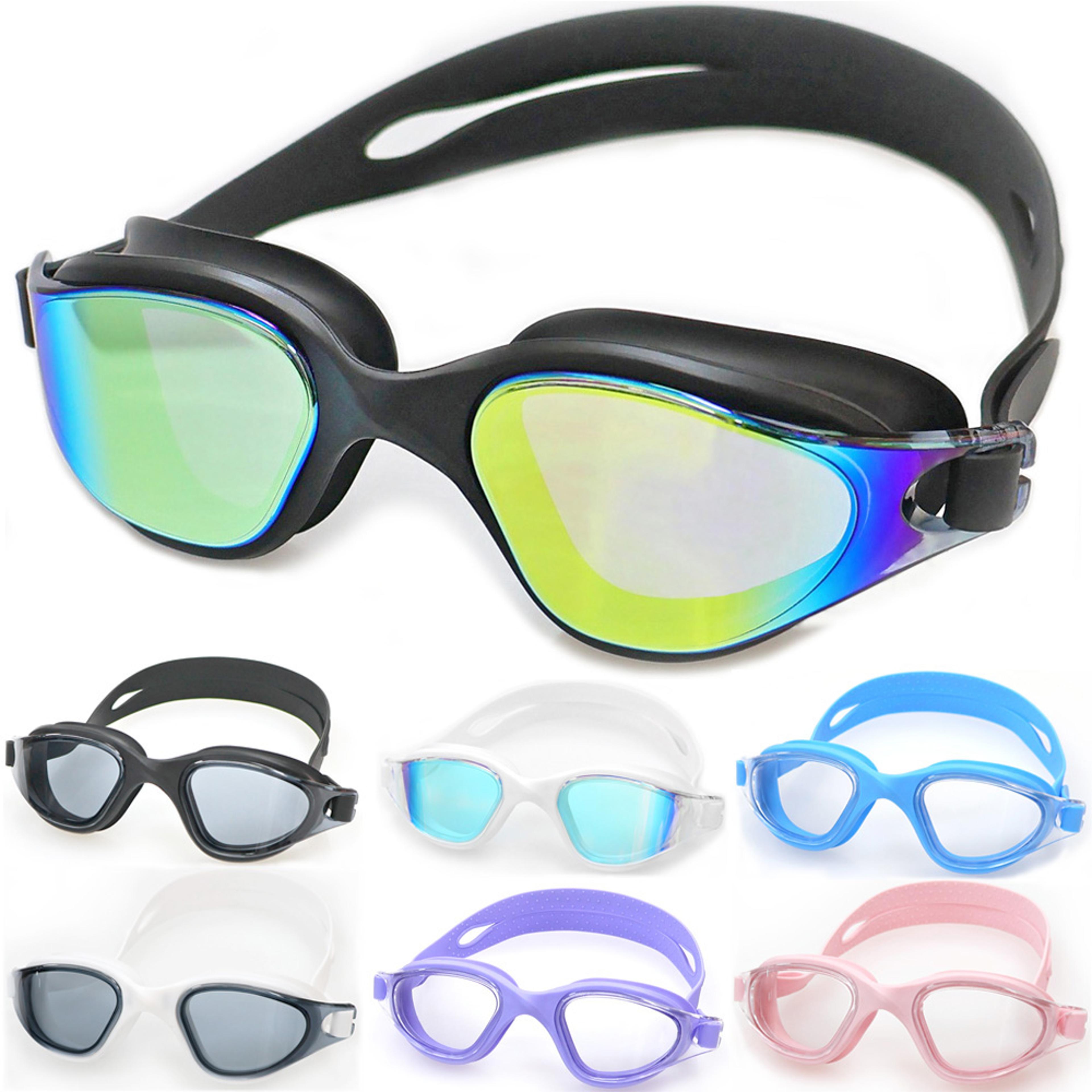 professional anti fog swimming goggles waterproof hd swim glasses with silicone seal and case