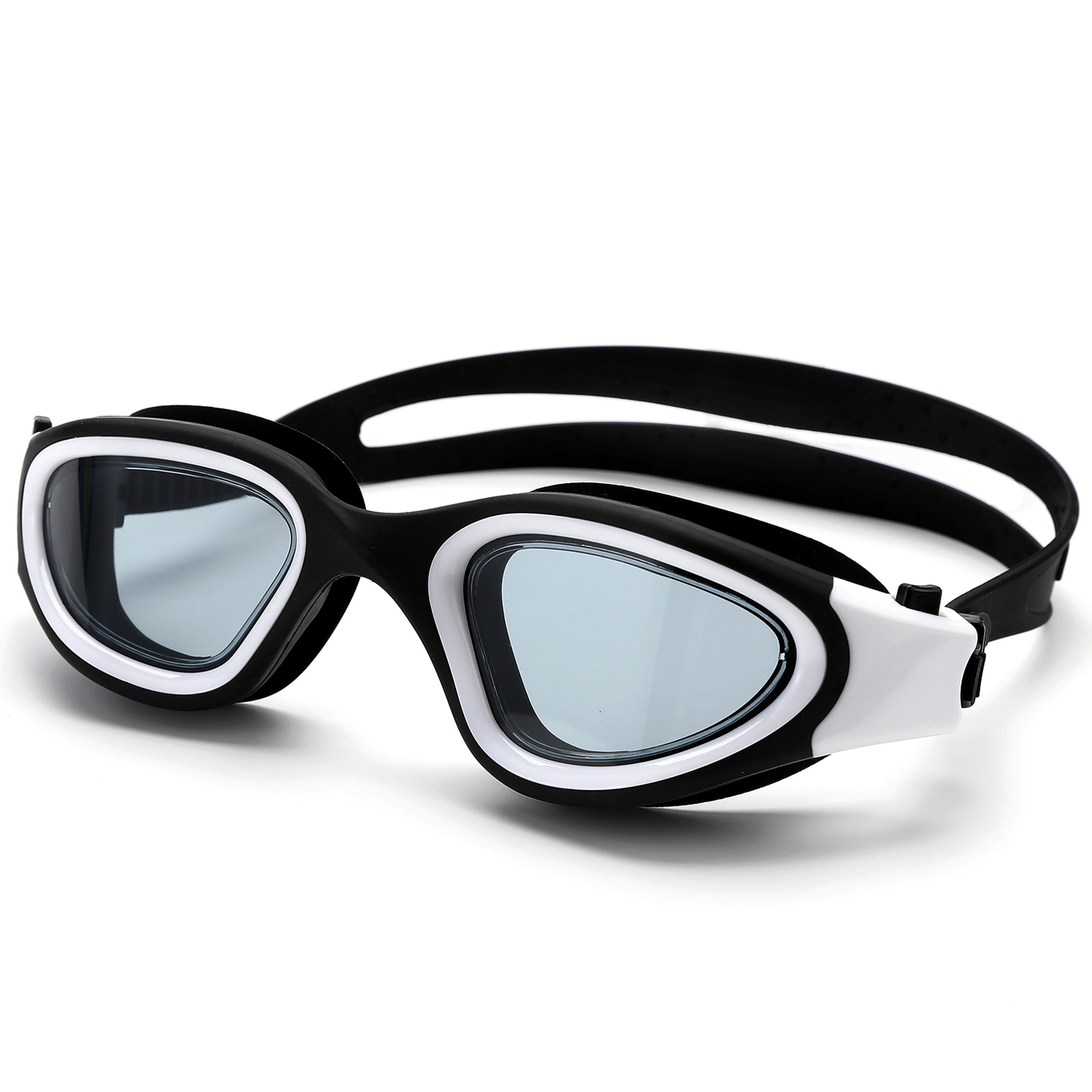 adult anti fog swimming goggles waterproof adjustable silicone swim glasses