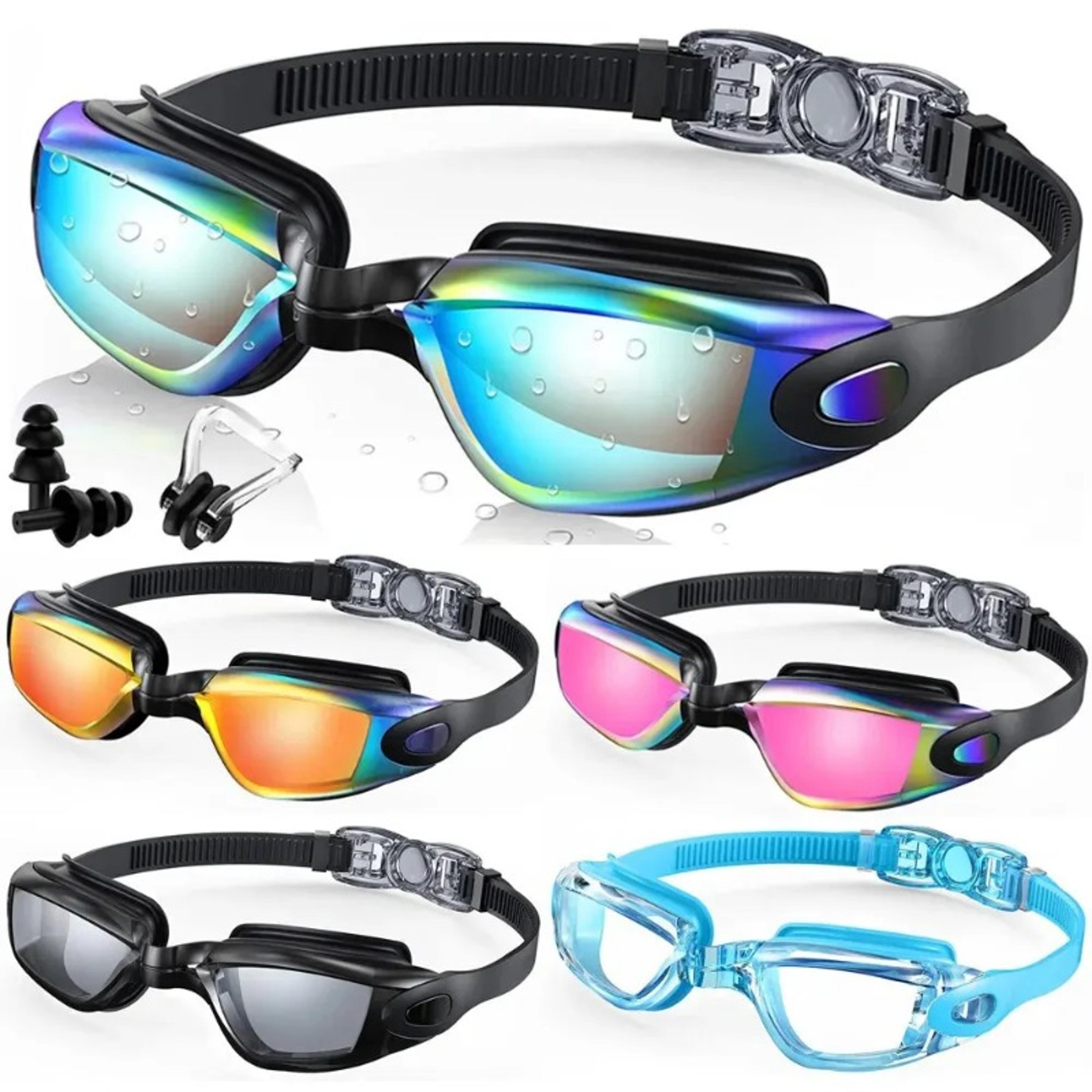 professional swimming goggles with anti fog uv protection waterproof swim glasses for men women