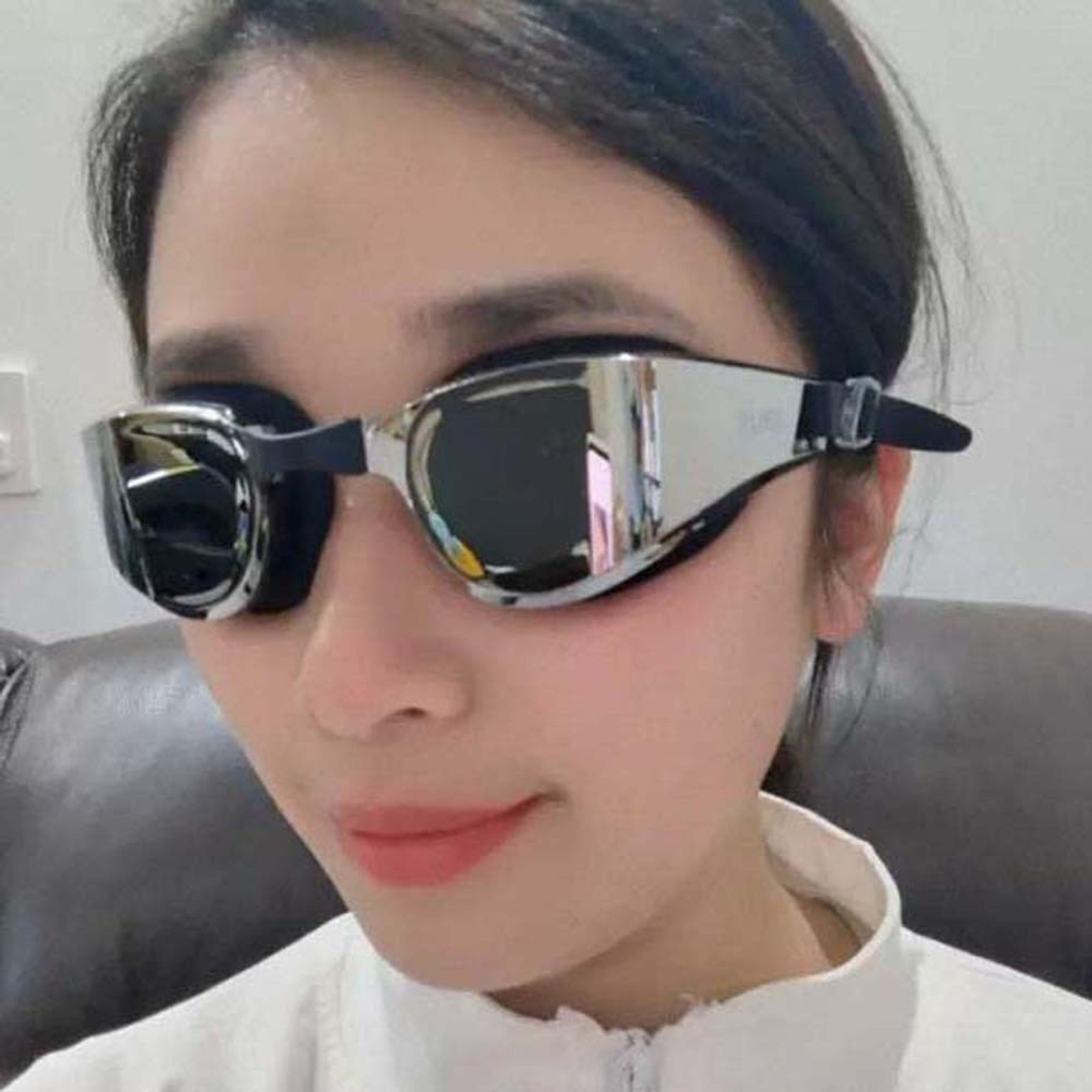 fit waterproof swimming goggles with anti fog uv protection nosepiece