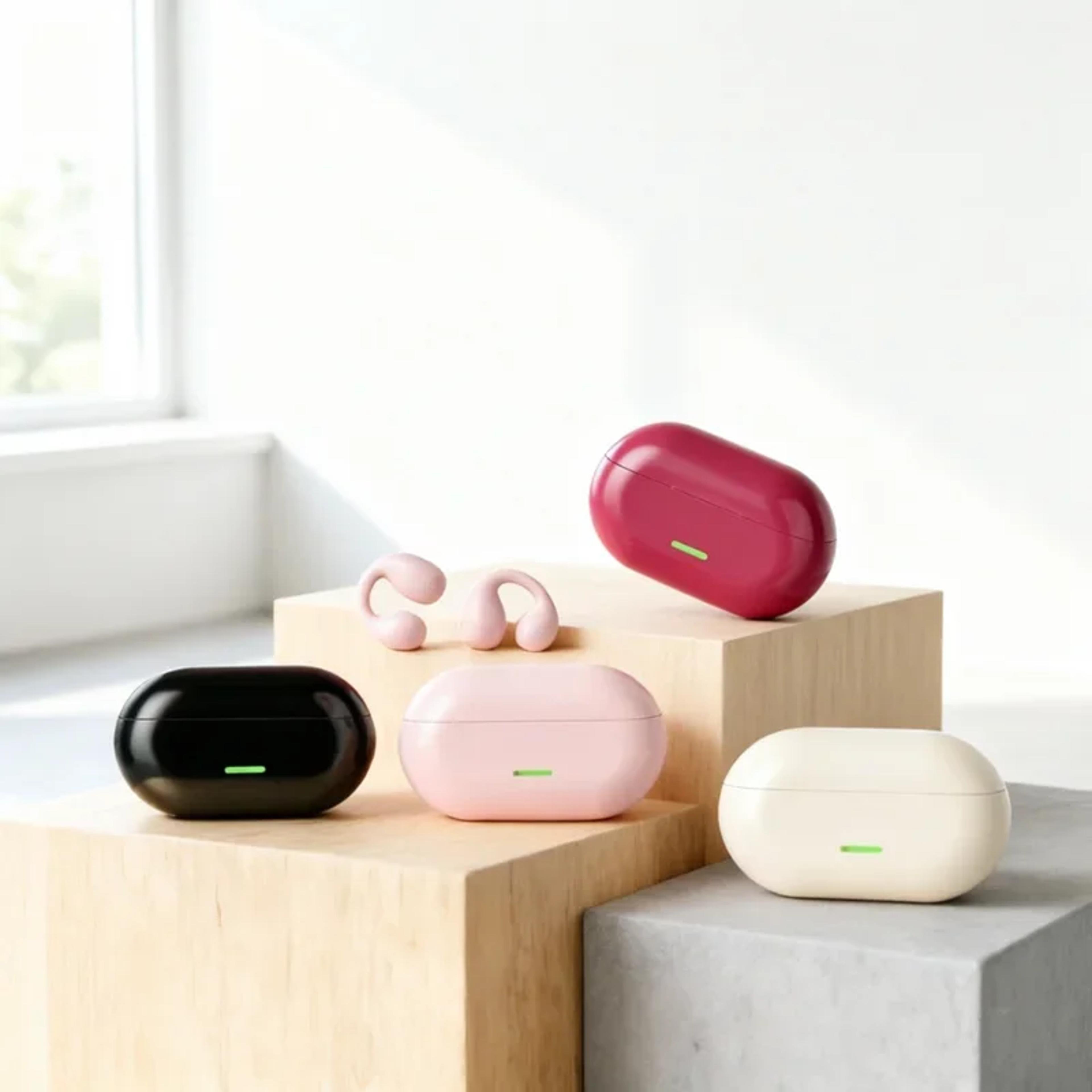 bluetooth air conduction headphones wireless clip ear sports earphones