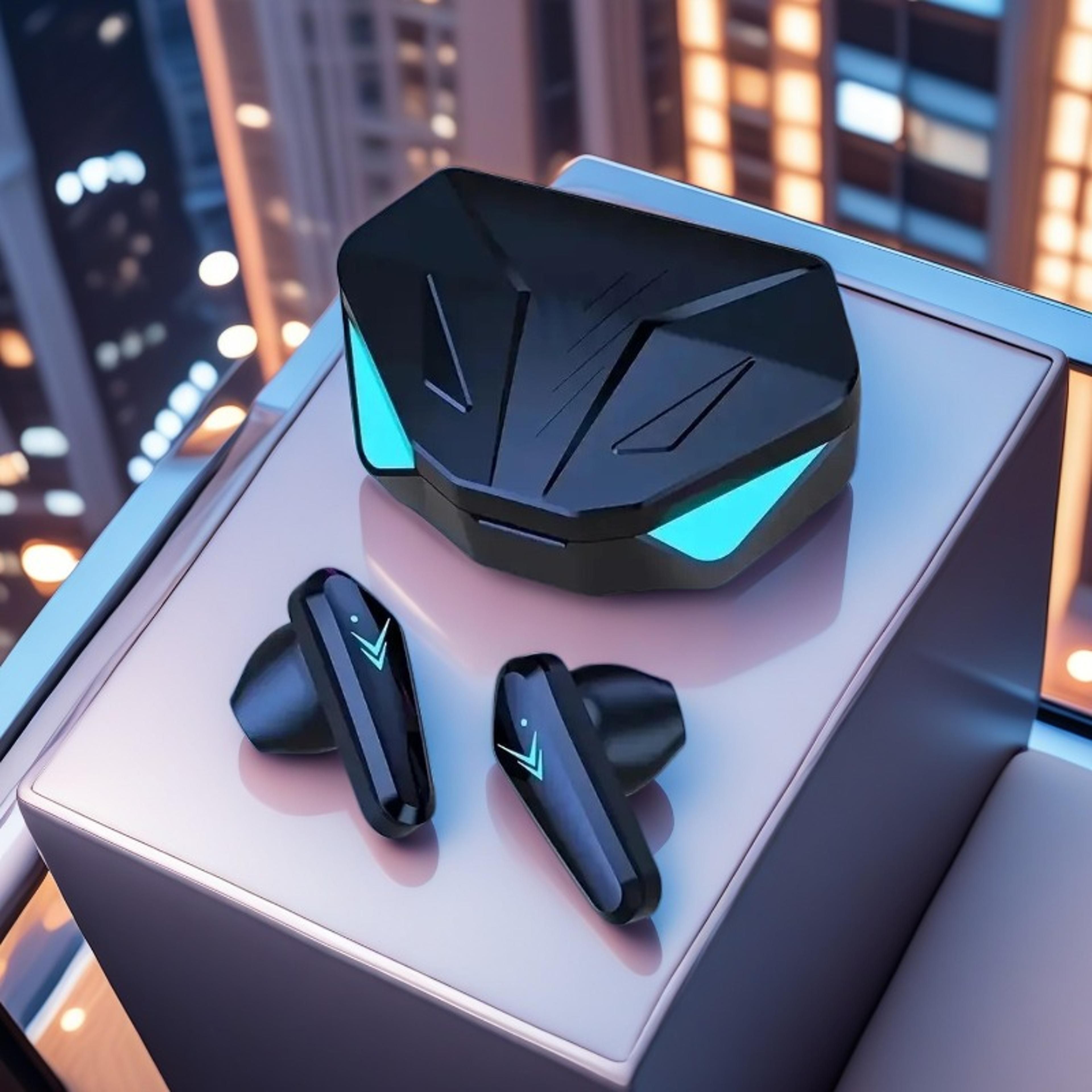 tws gaming earbuds wireless bluetooth earphones with mic bass audio sound positioning stereo music hifi headset