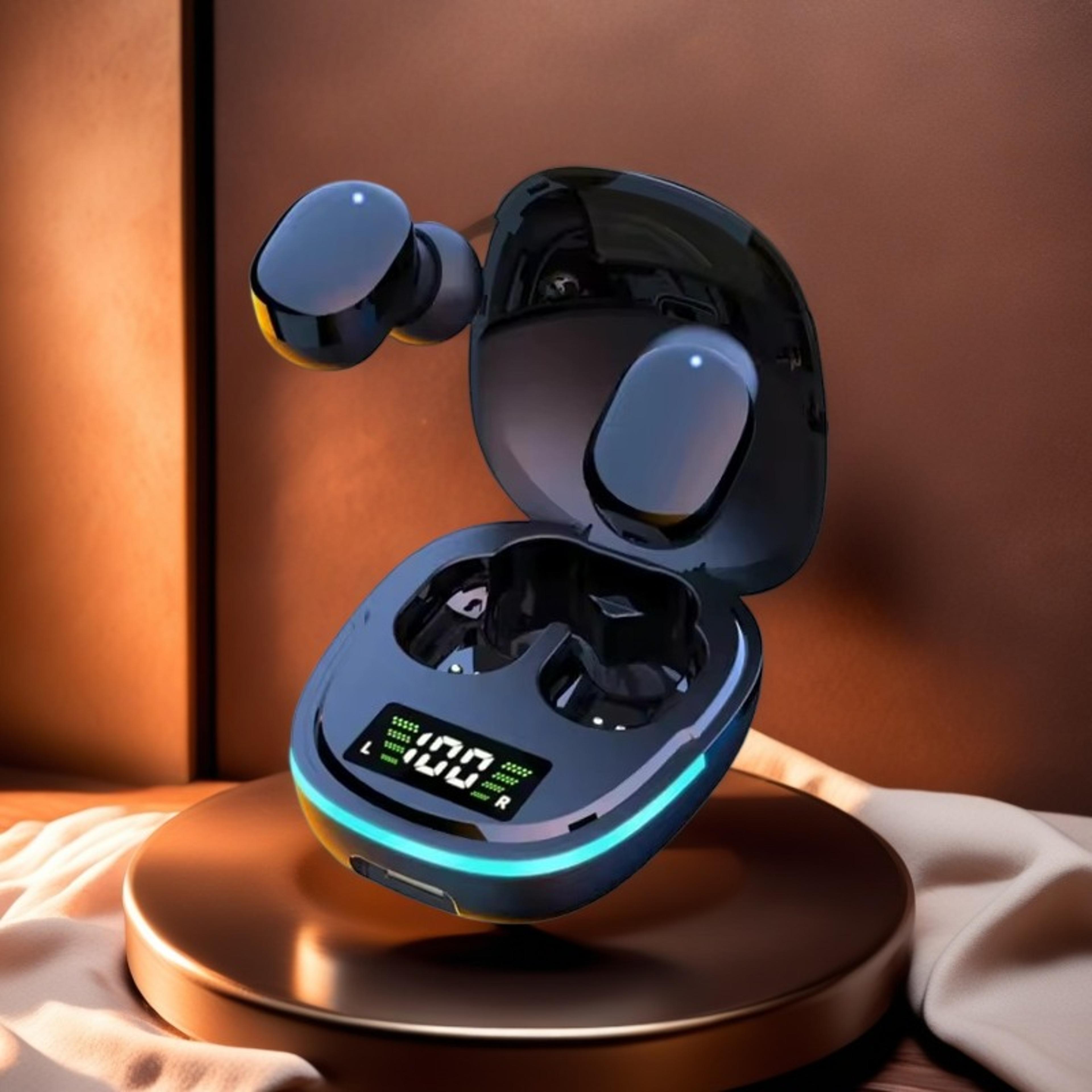 wireless earbuds waterproof tws headphones with digital display charging case