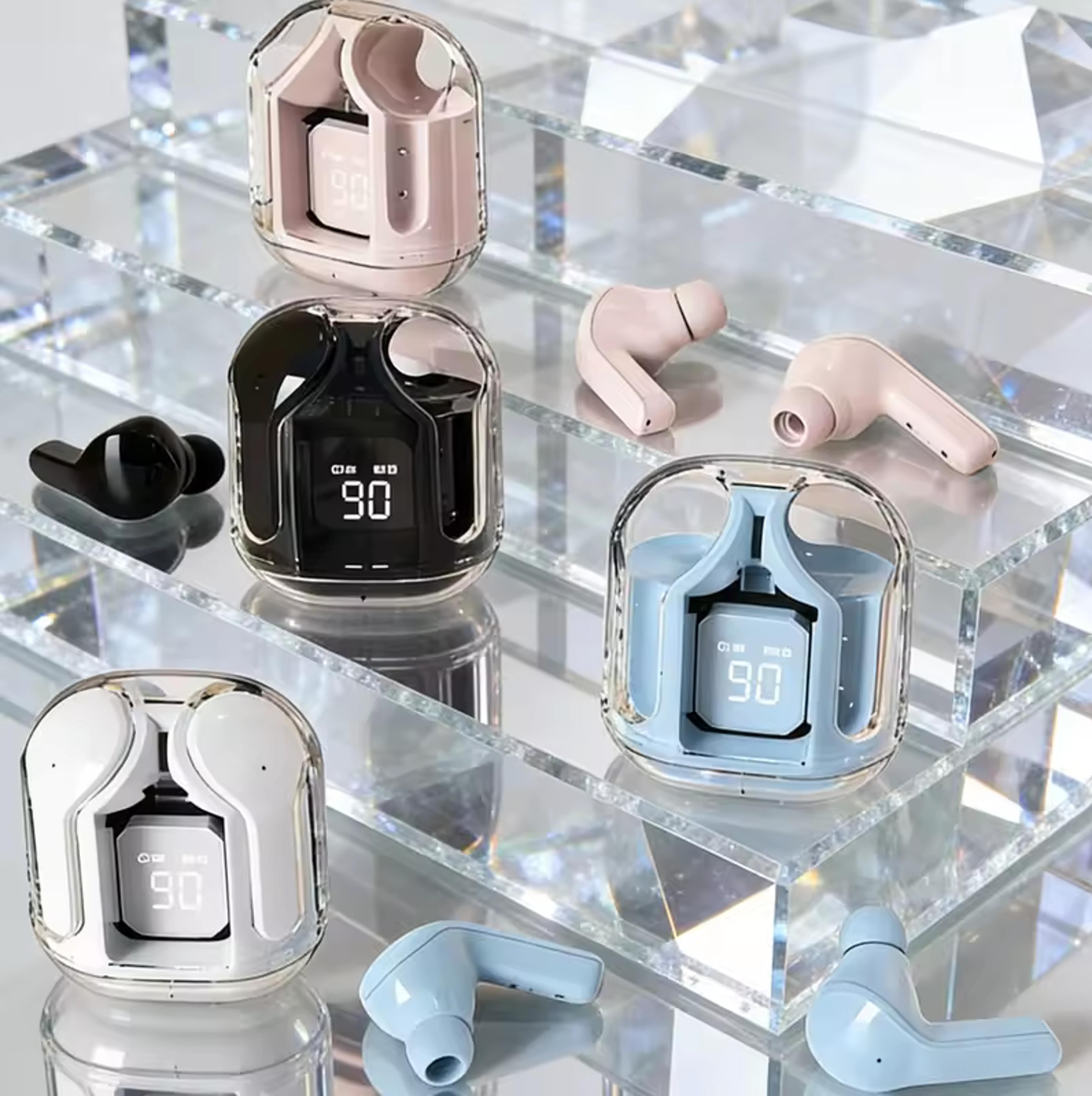original transparent wireless bluetooth headphones with hifi sound bluetooth