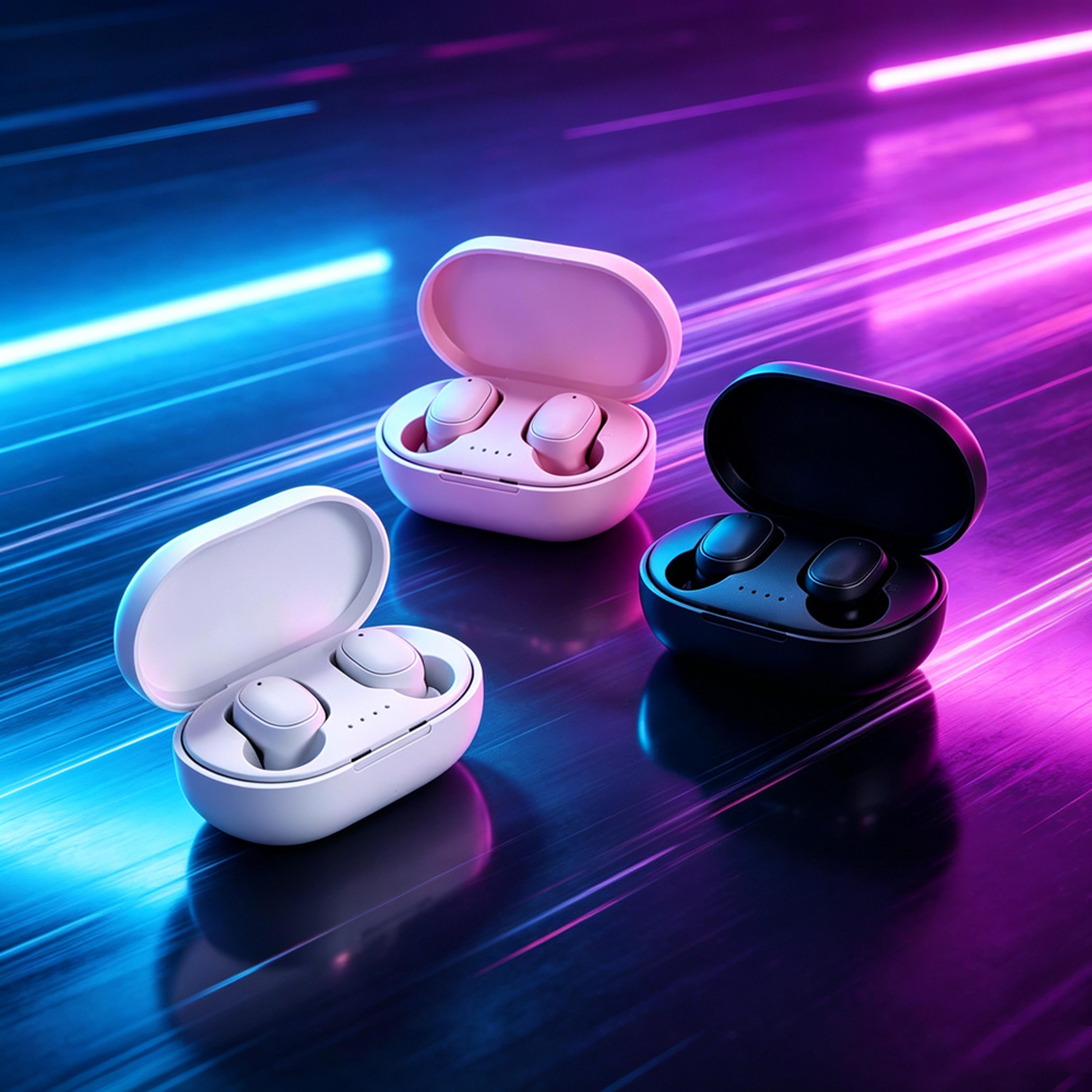 lightweight wireless earbuds with microphone and immersive sound