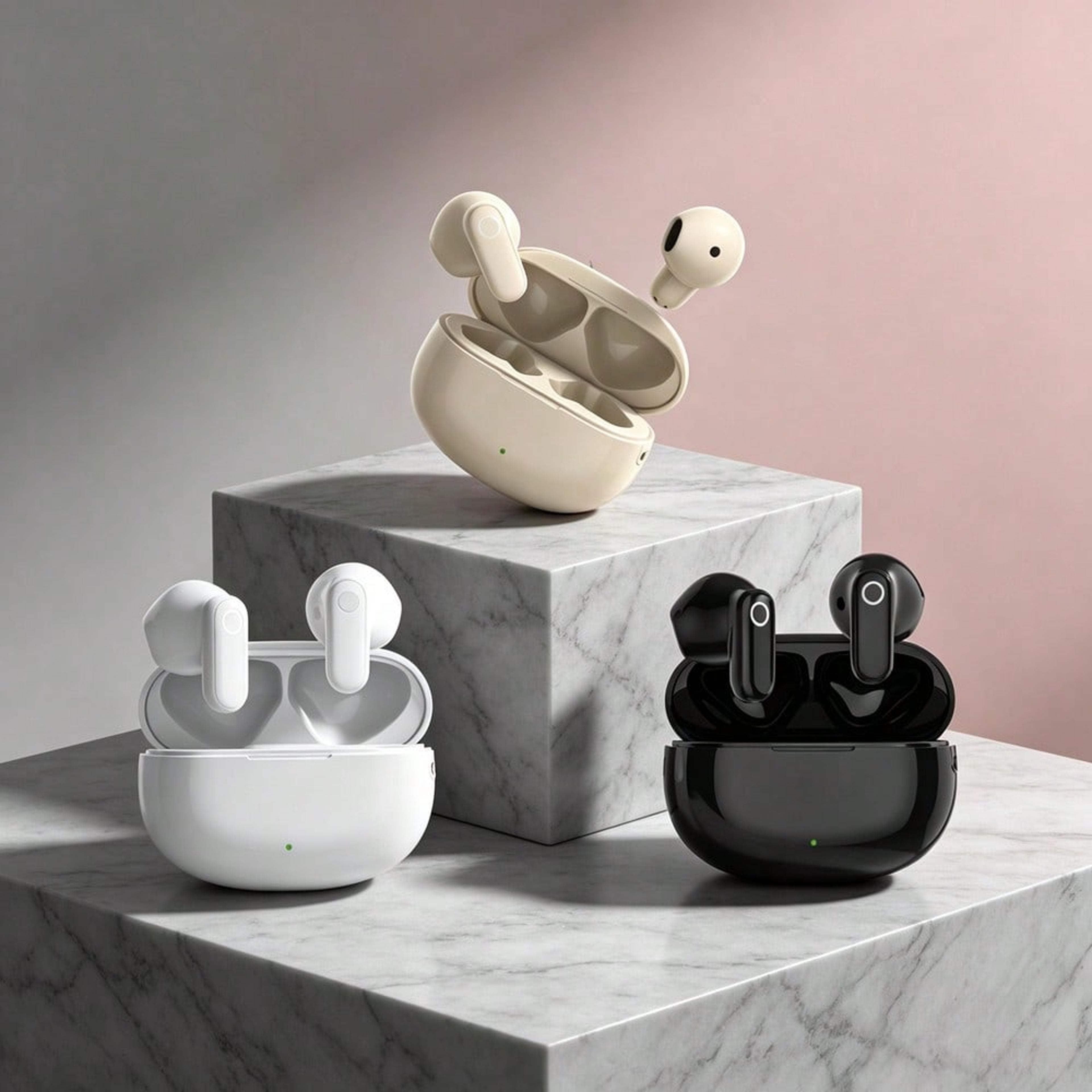 wireless bluetooth in ear earbuds with mic for sports and gaming