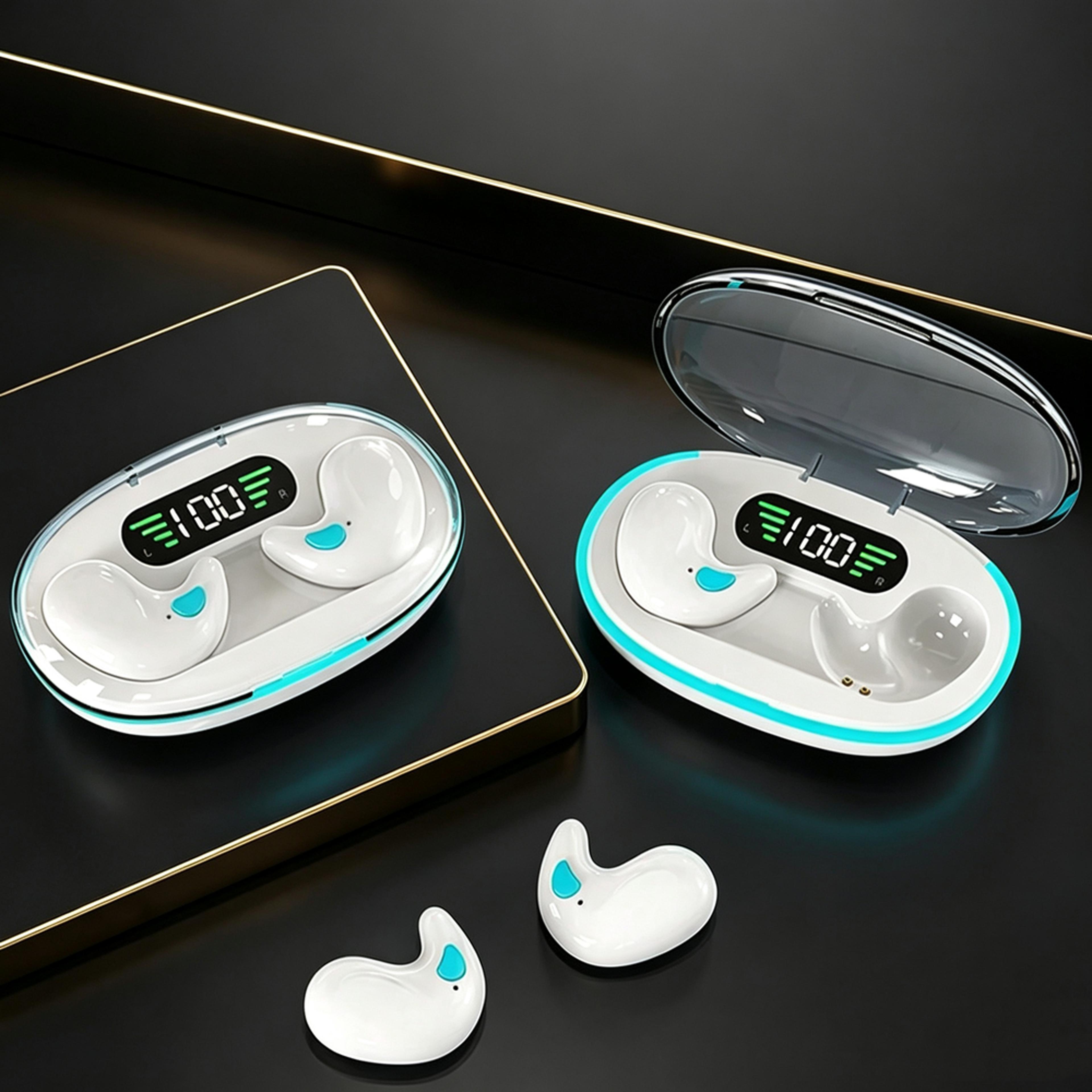 invisible sleep wireless earbuds bluetooth hidden noise reduction headphones