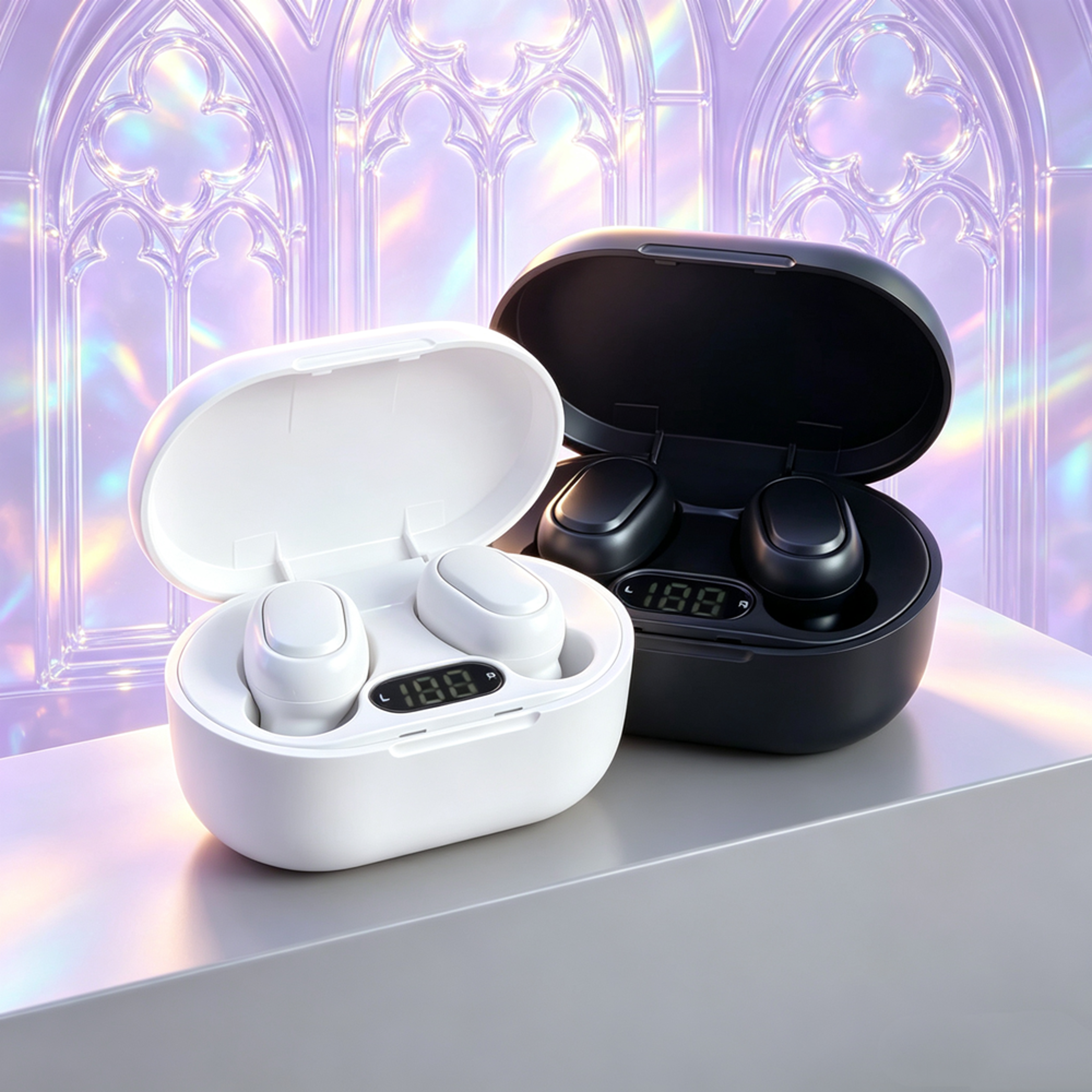 tws wireless bluetooth earphones with smart wear detection and battery saving design