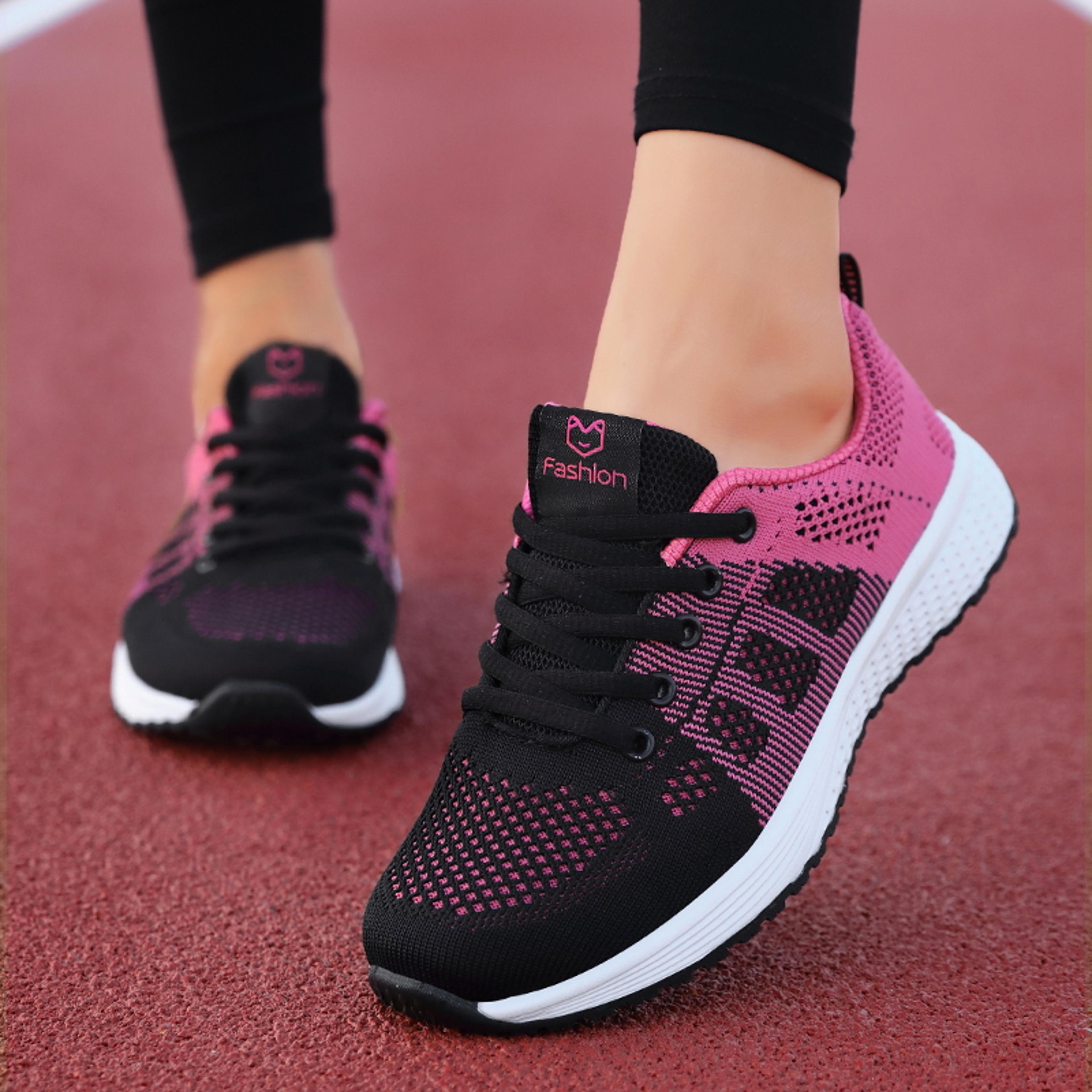 fashion platform sneakers for women, ladies sport shoes, comfortable spring winter flats, running shoes for woman