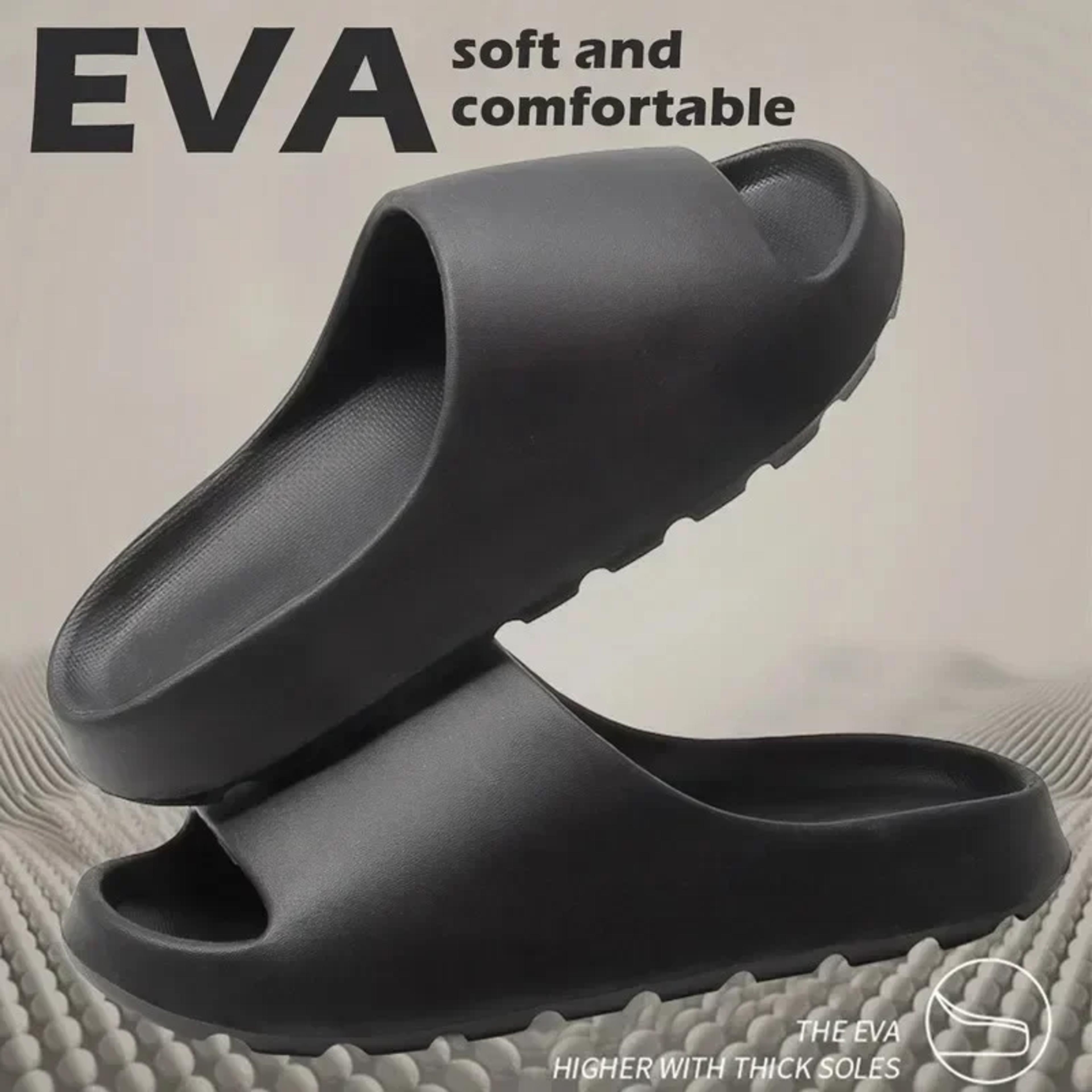 eva soft thick soled womens slippers & men's yeezys slides, summer fashion sandals for beach, home & casual wear
