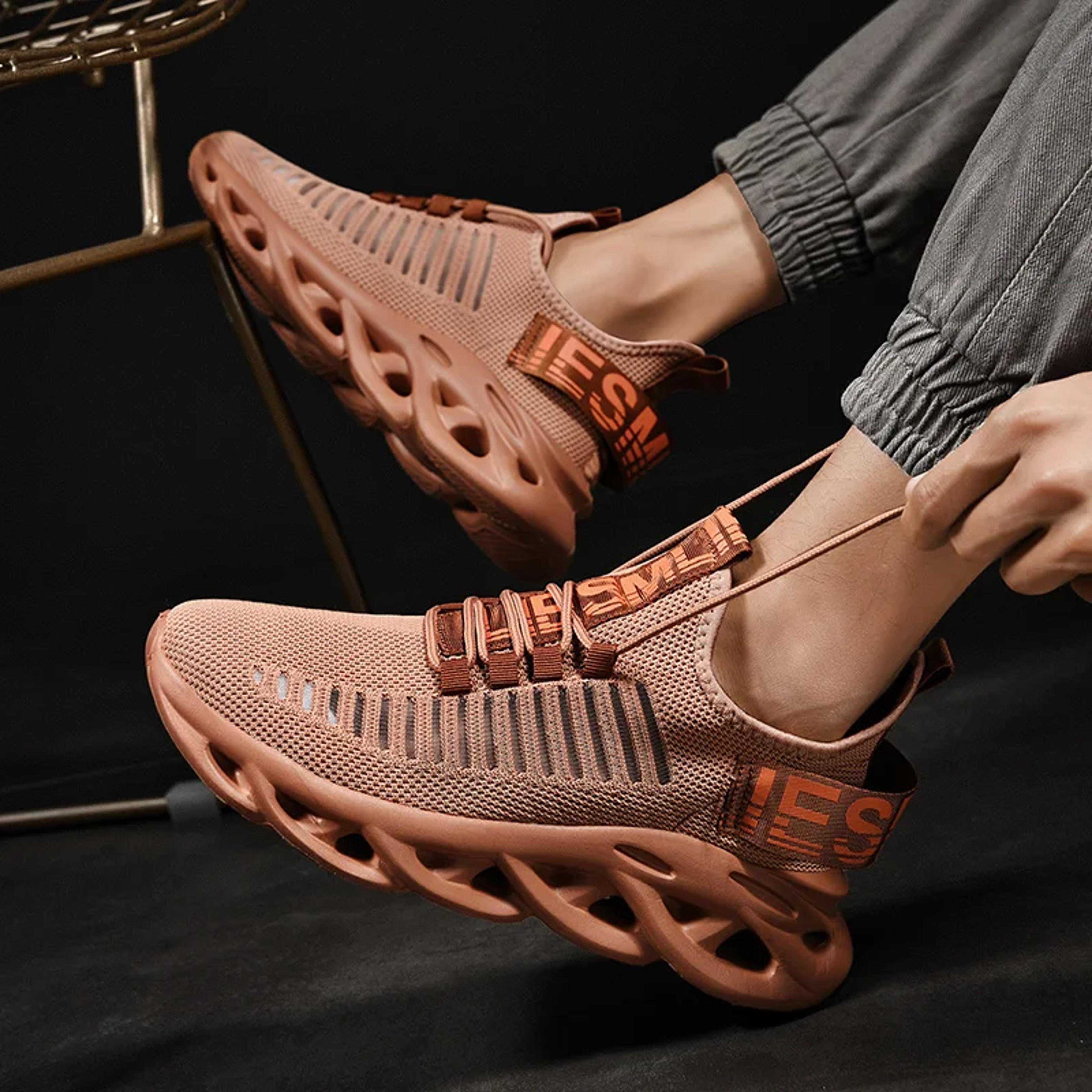 breathable running shoes for men, comfortable mesh sport sneakers, lightweight walking tenis shoes, casual men shoes