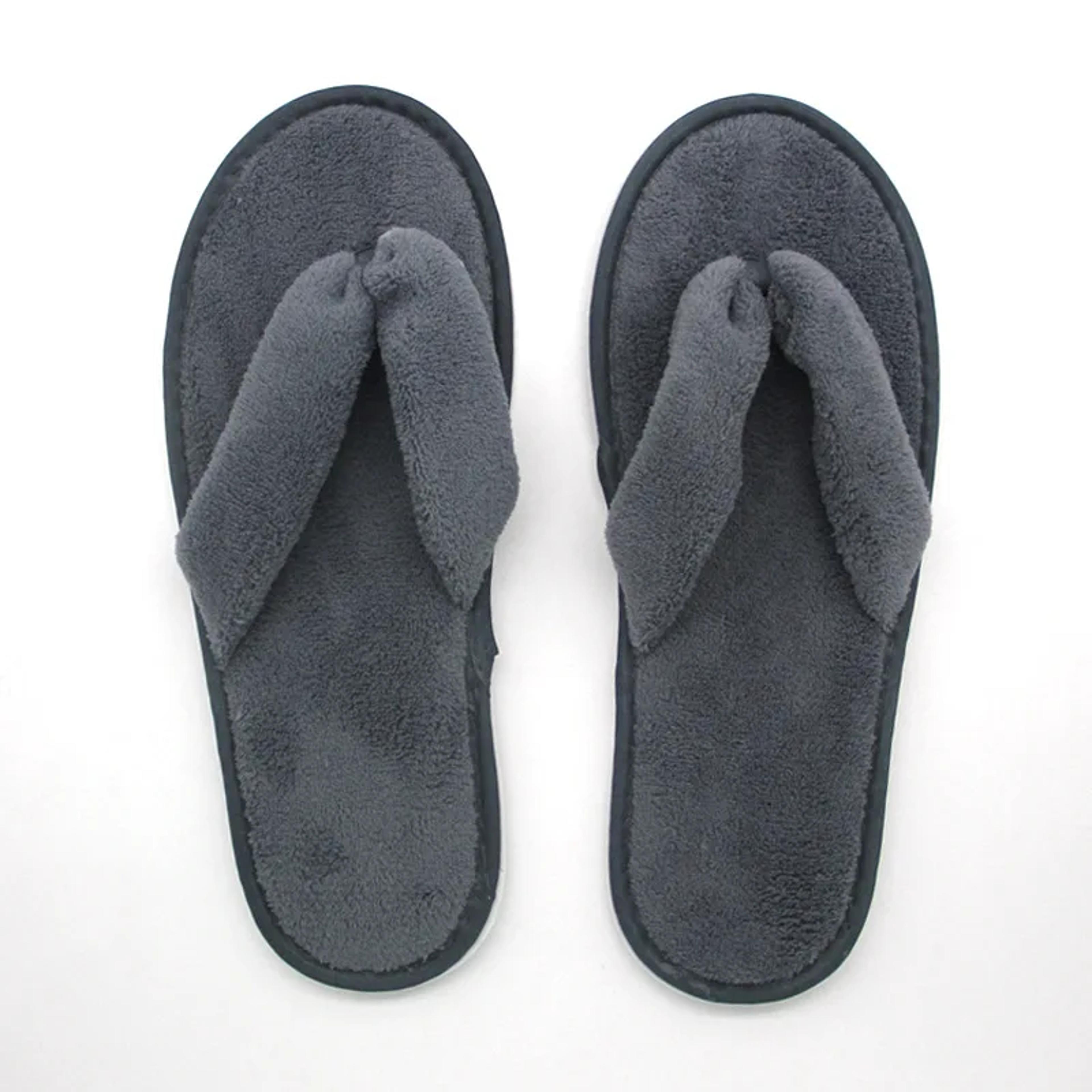 soft women coral fleece slippers, non-disposable solid color home hospitality slippers, perfect party & wedding guest