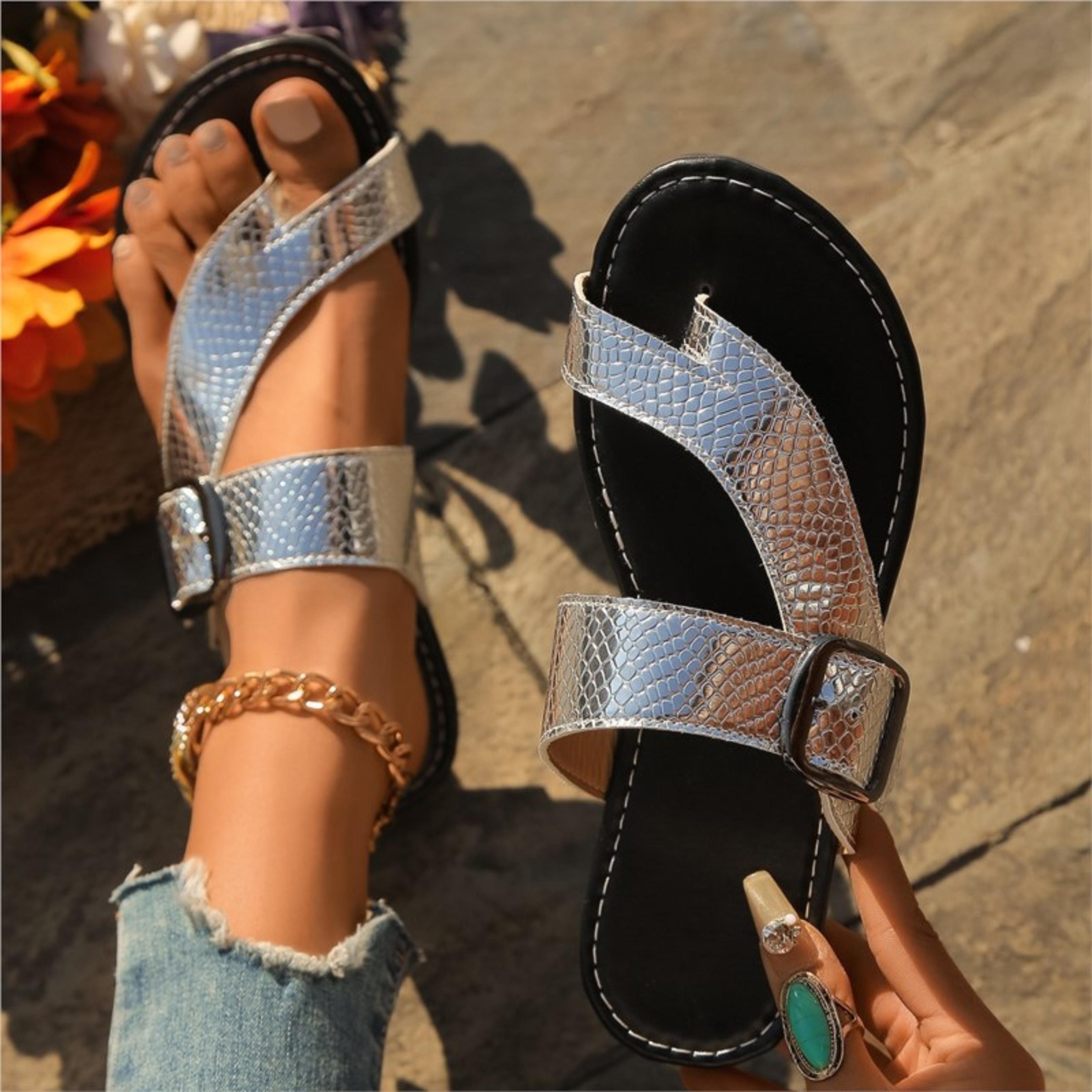 stylish ladies elegant shoes, summer woman sandals & party slides, non-slip flip flops for women & comfortable slipper