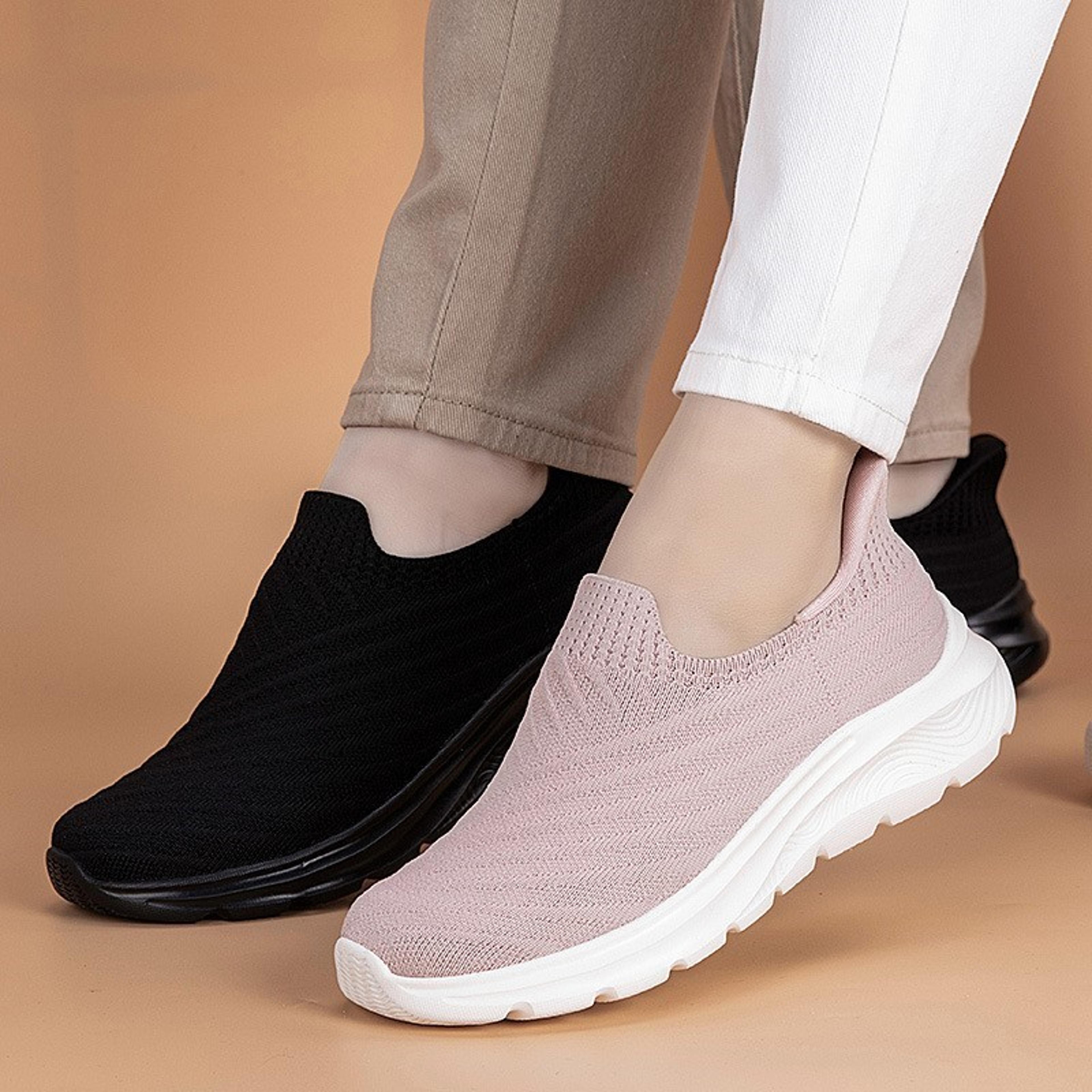 slip on sneakers for woman, fashion casual shoes, non slip women sports shoes, breathable running footwear