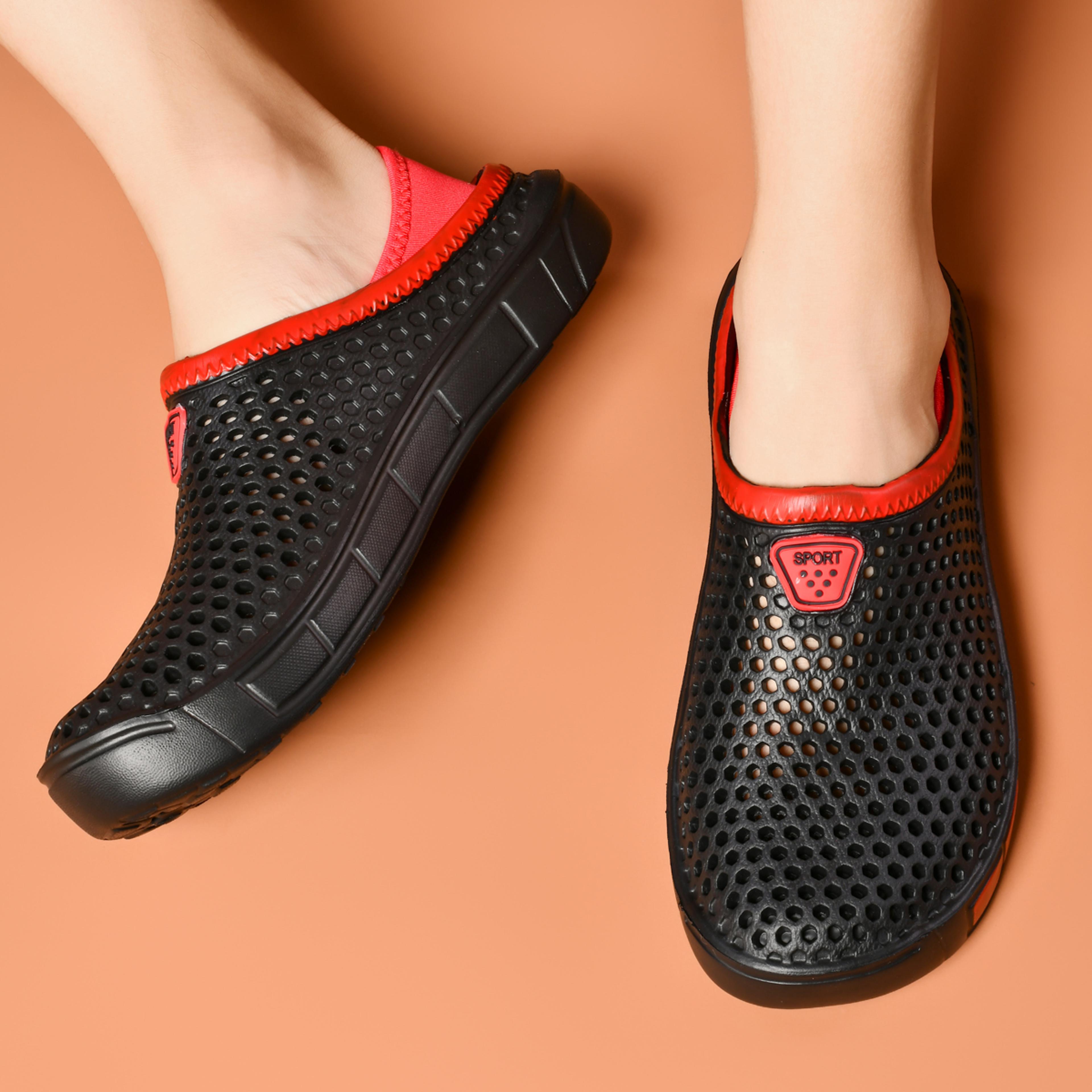 breathable and lightweight men's casual clogs, comfortable and versatile summer shoes, available in multiple colors