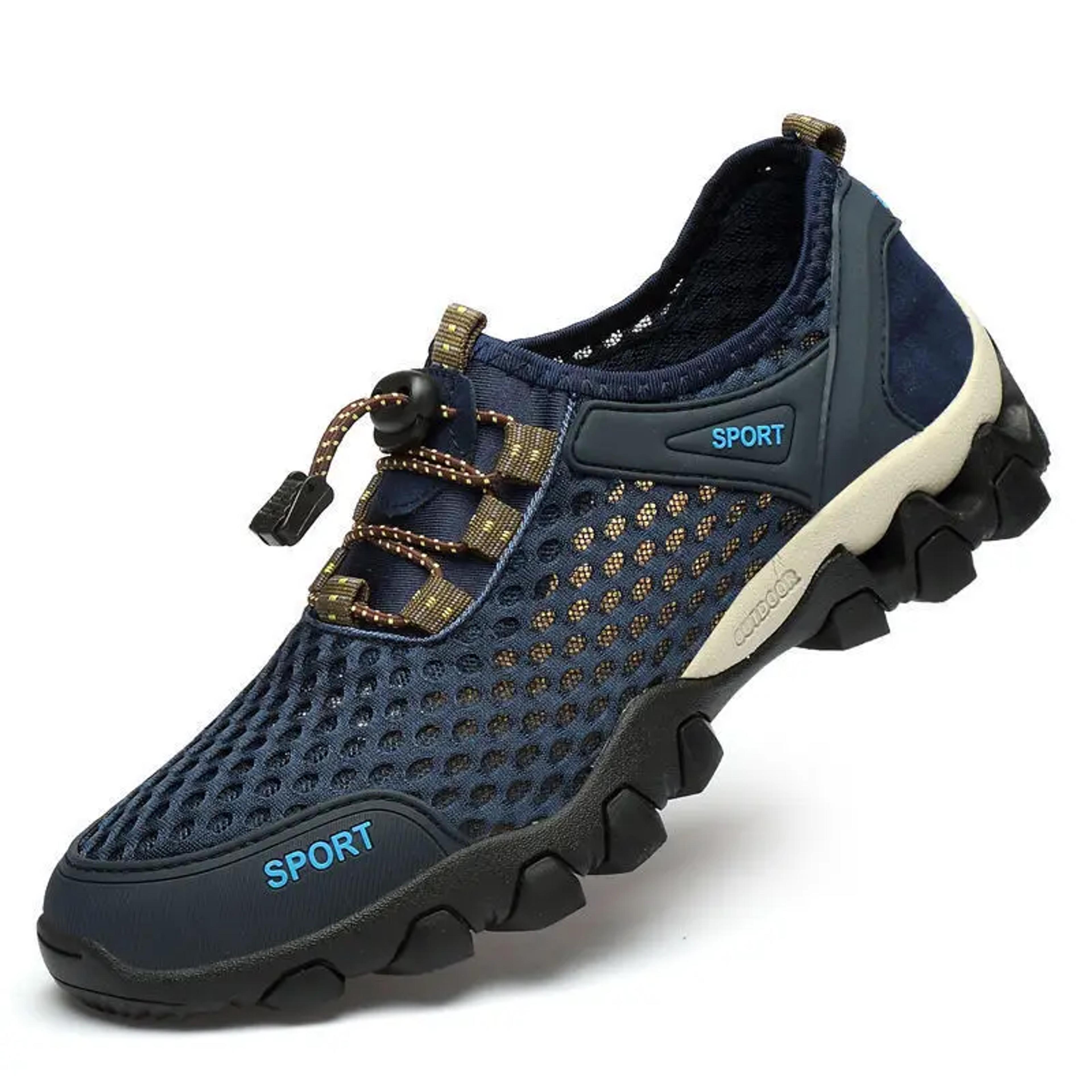comfortable slip-on sneakers mens summer breathable hollow out mesh casual shoes anti-slip sport beijing cloth shoes