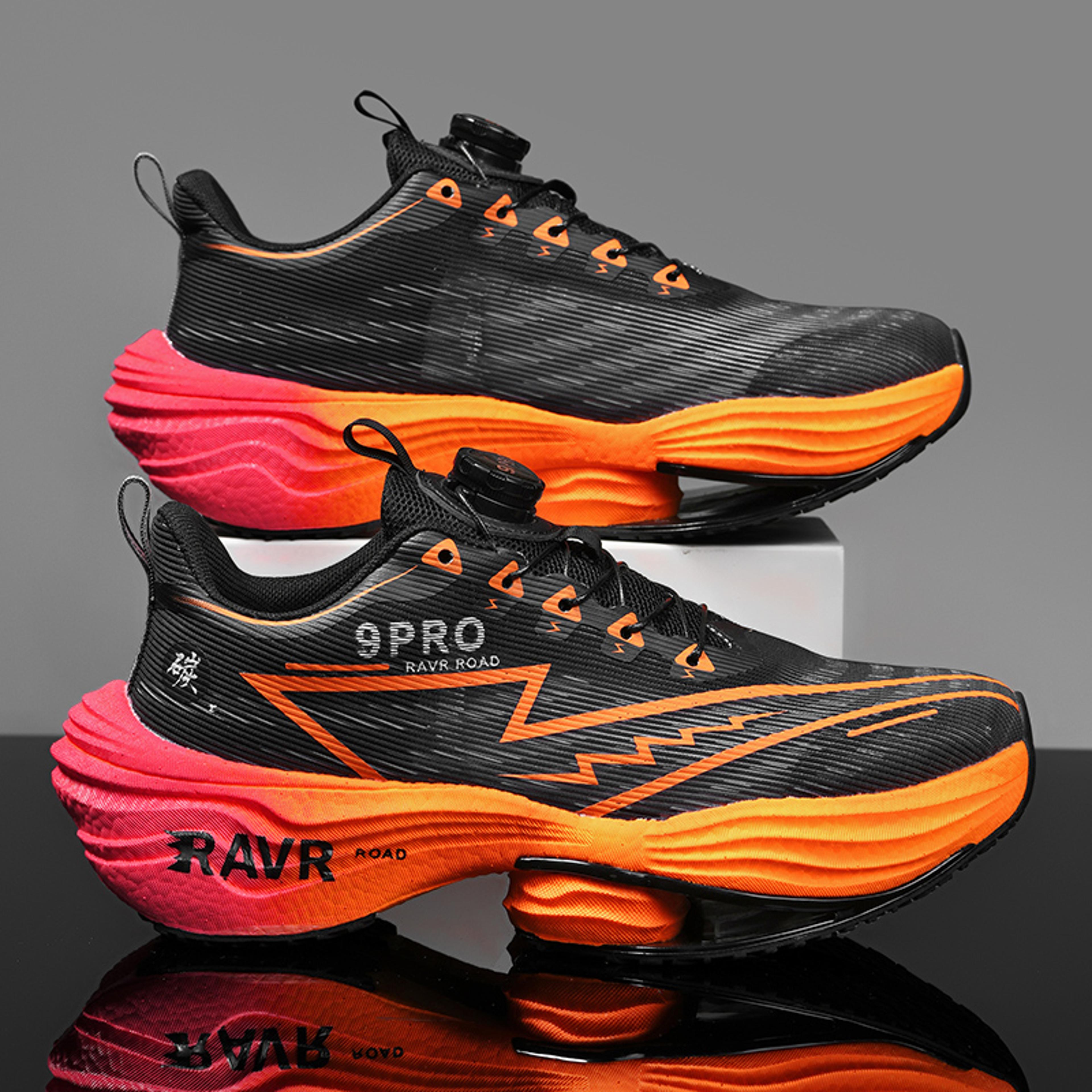 comfortable men's running shoes athletic tennis non-slip cushioning racing marathon sports carbon plate