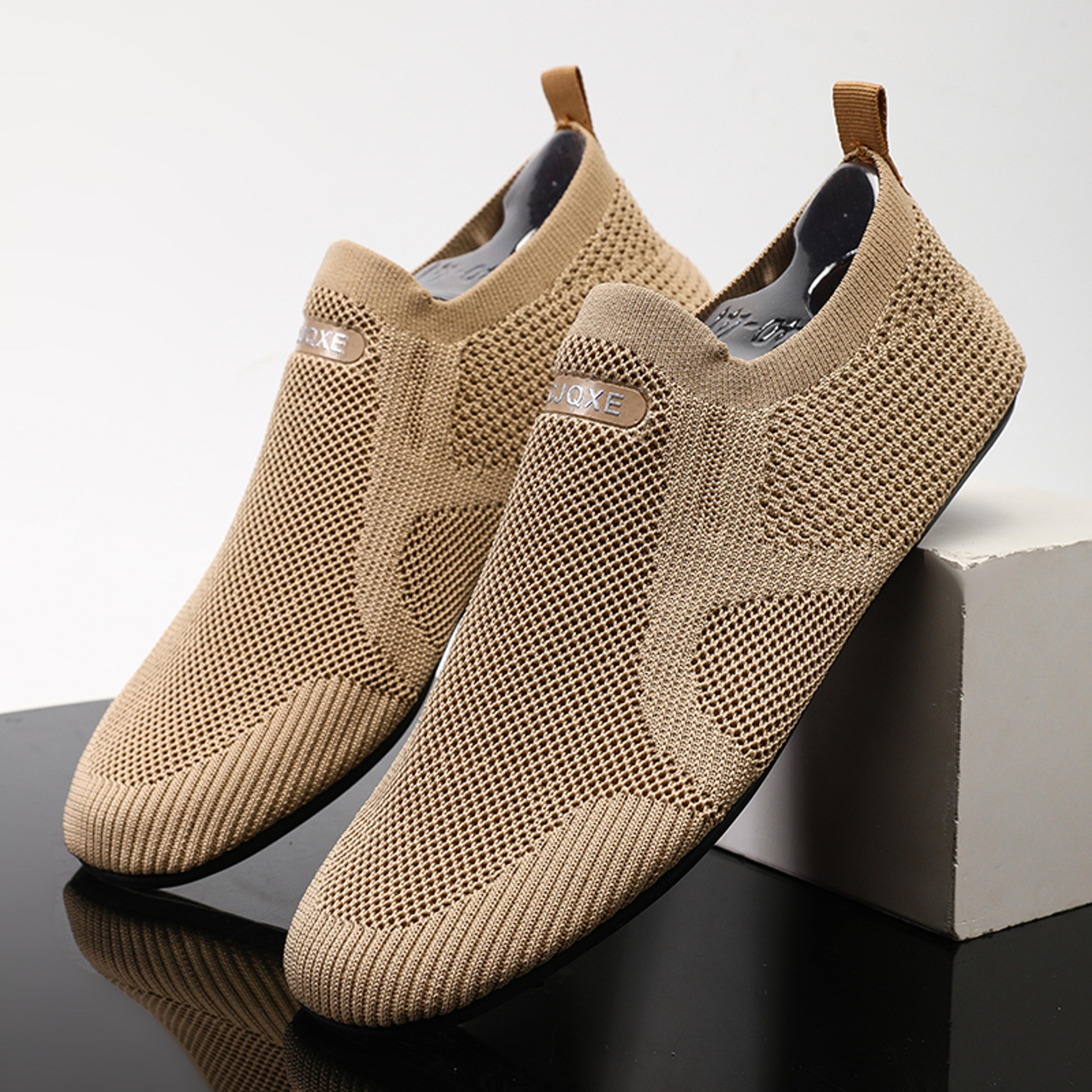 high quality fashion casual footwear breathable men's running shoes anti-slip lightweight man's walking sneakers
