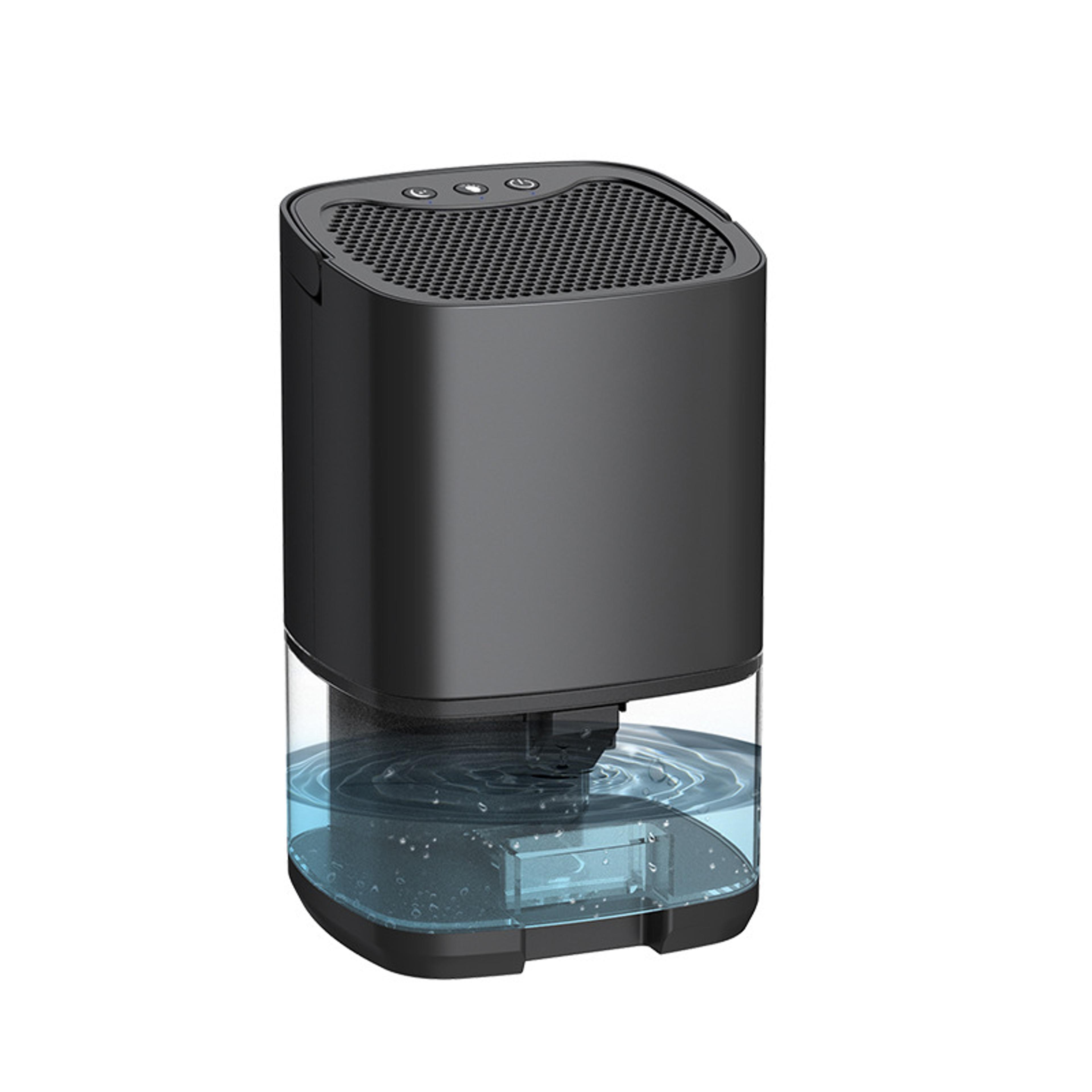 whisper quiet portable dehumidifier & moisture absorber for bedroom, office and home