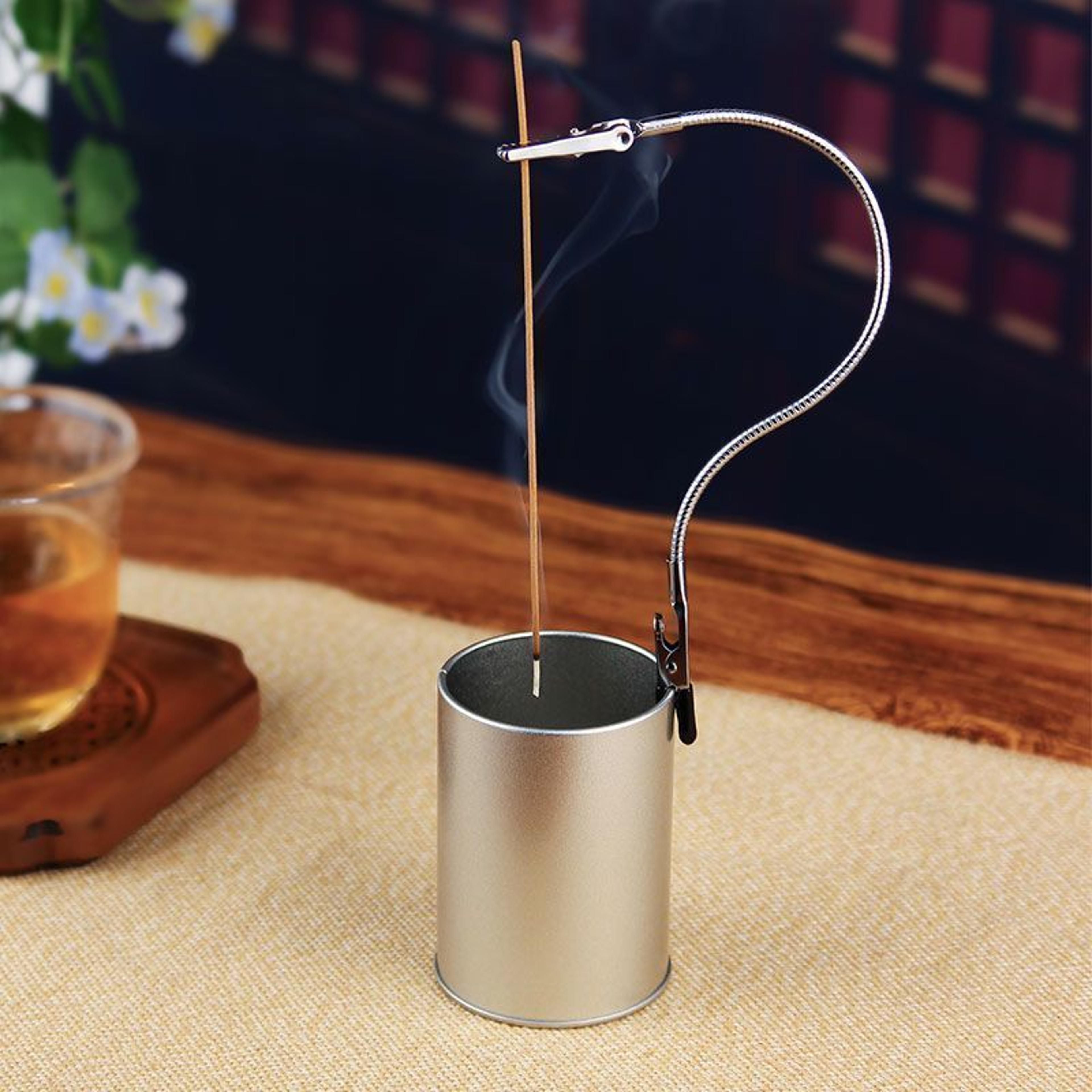 fragrance diffuser, zen incense clip, universal candle holder, crocodile clip mosquito coil stand, home decor orientale
