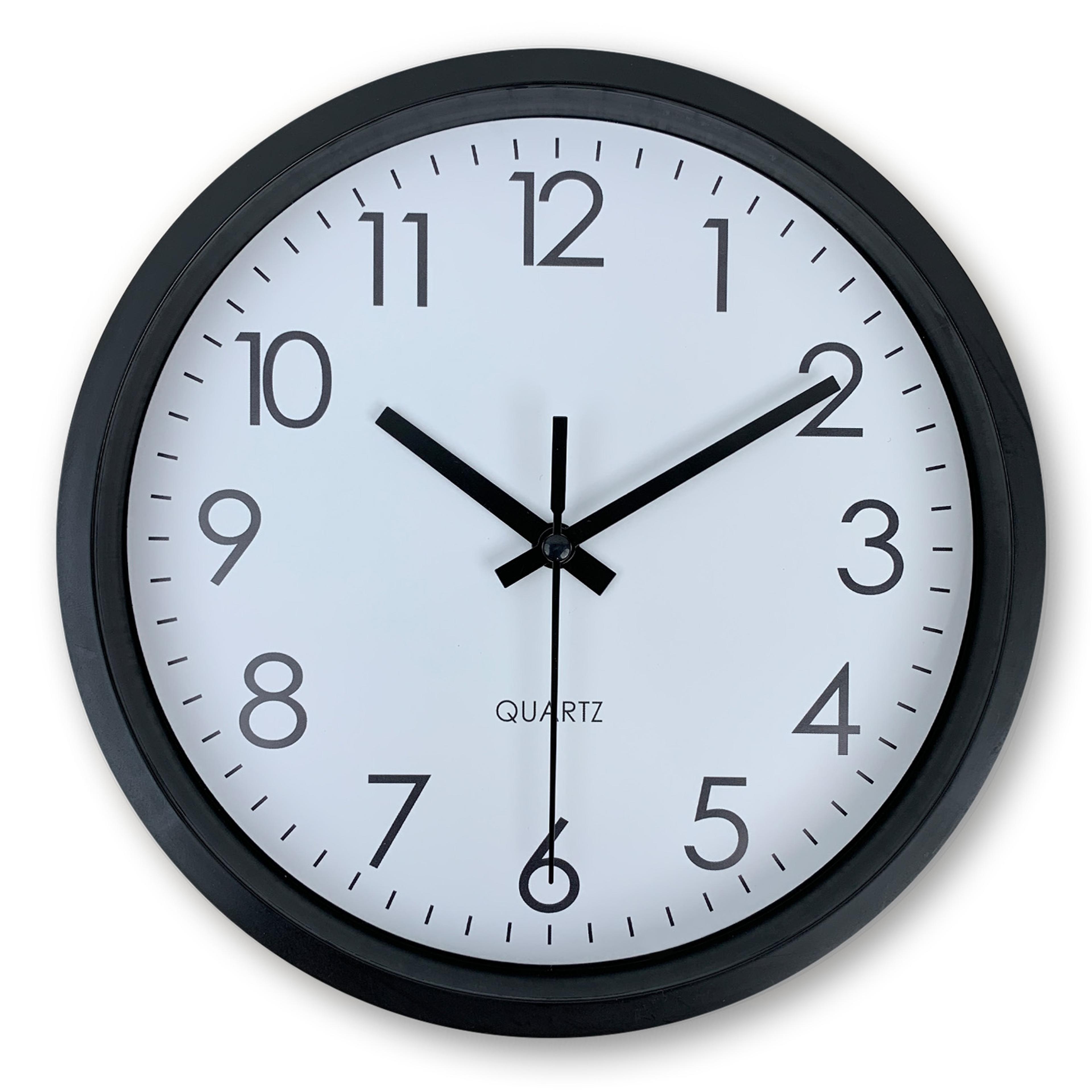 modern simple wall clock, silent non-ticking wall clock, bedroom study living room bathroom home wall decoration clock