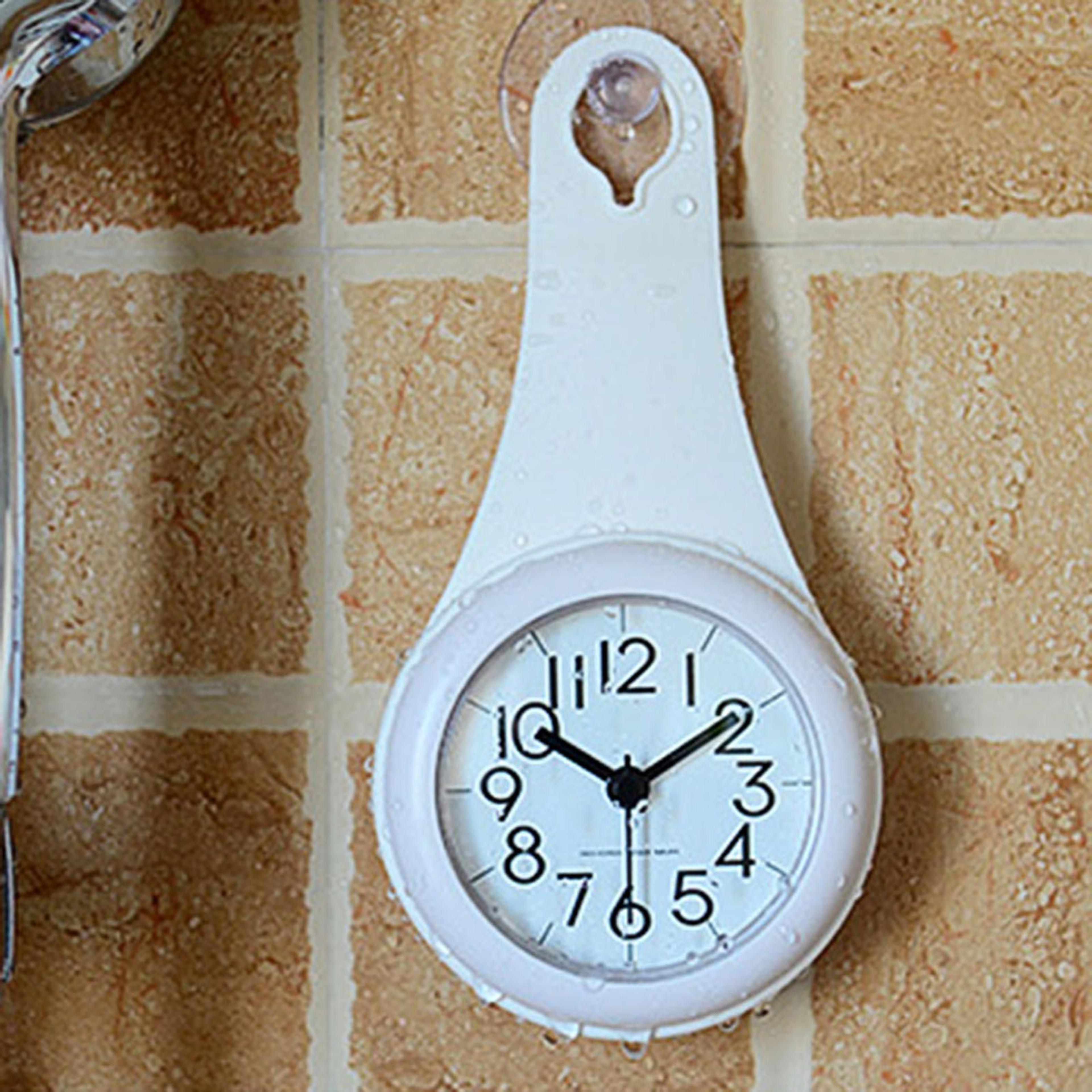 kitchen wall clock, bathroom hanging clock, multipurpose water resistant clock for birthday christmas new year gift