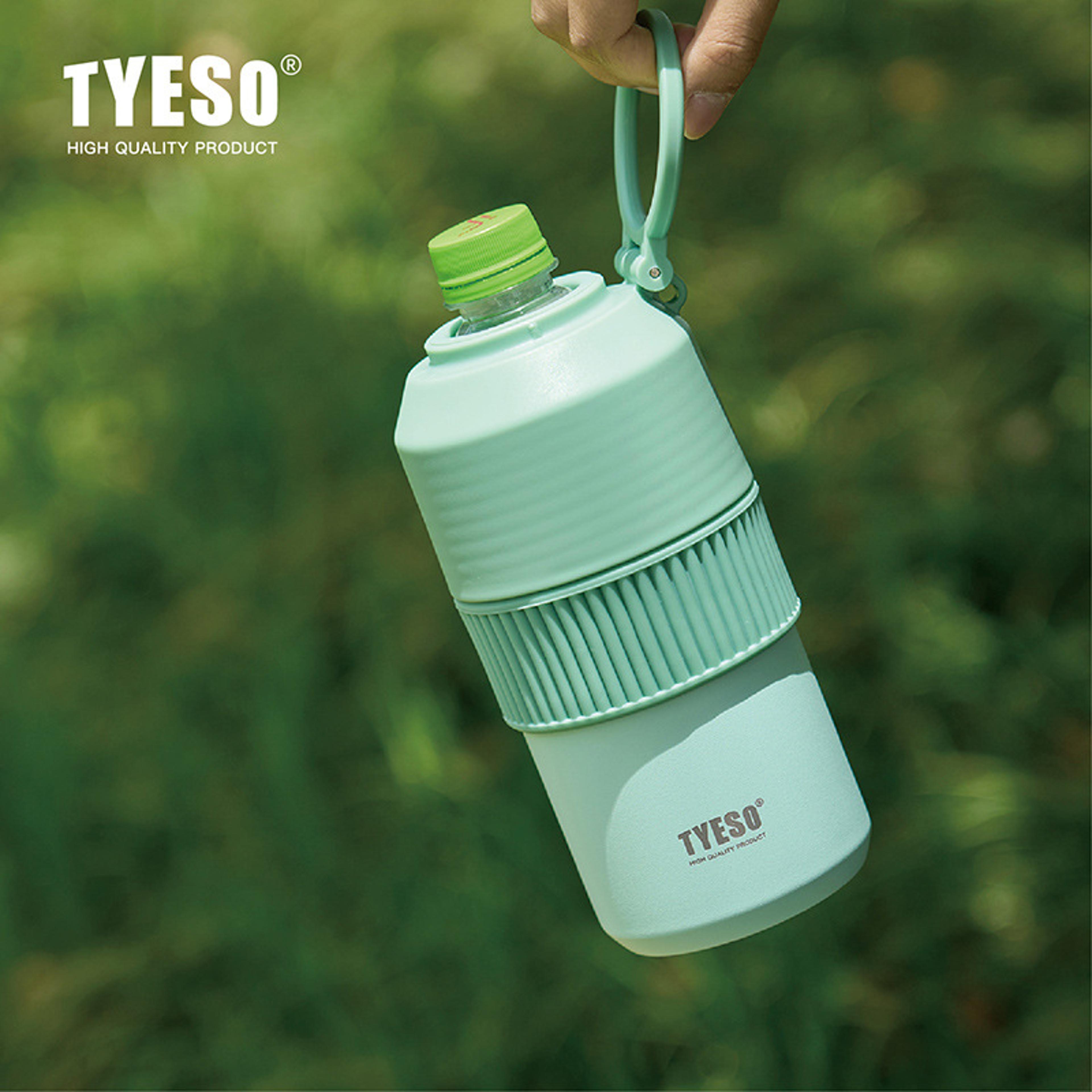 tyeso high-performance, portable insulated cold drink bottle, large capacity, lightweight tumbler, outdoor sports travel
