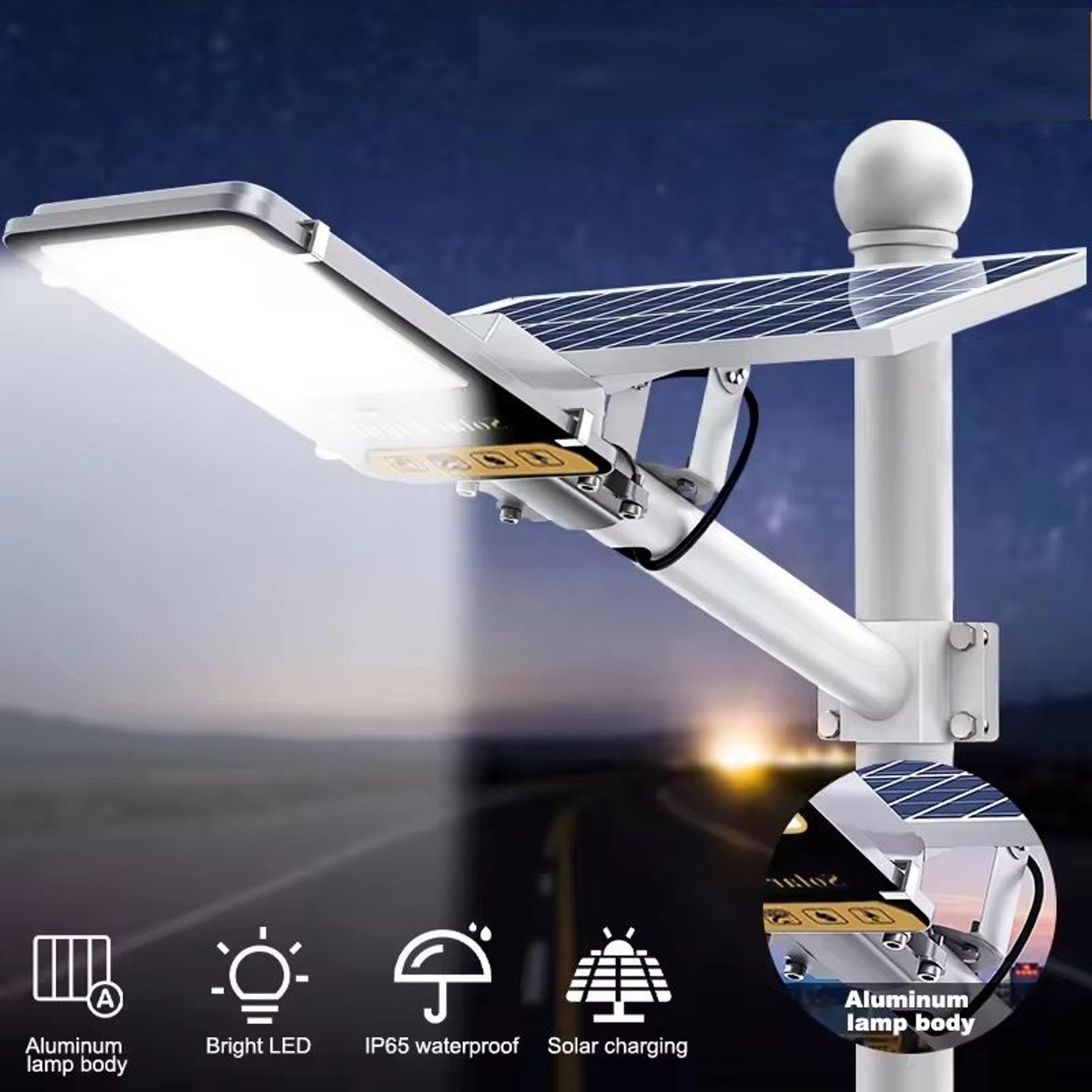 aluminum high power solar light, waterproof outdoor solar street light, garden terrace wall lamp street light for garage