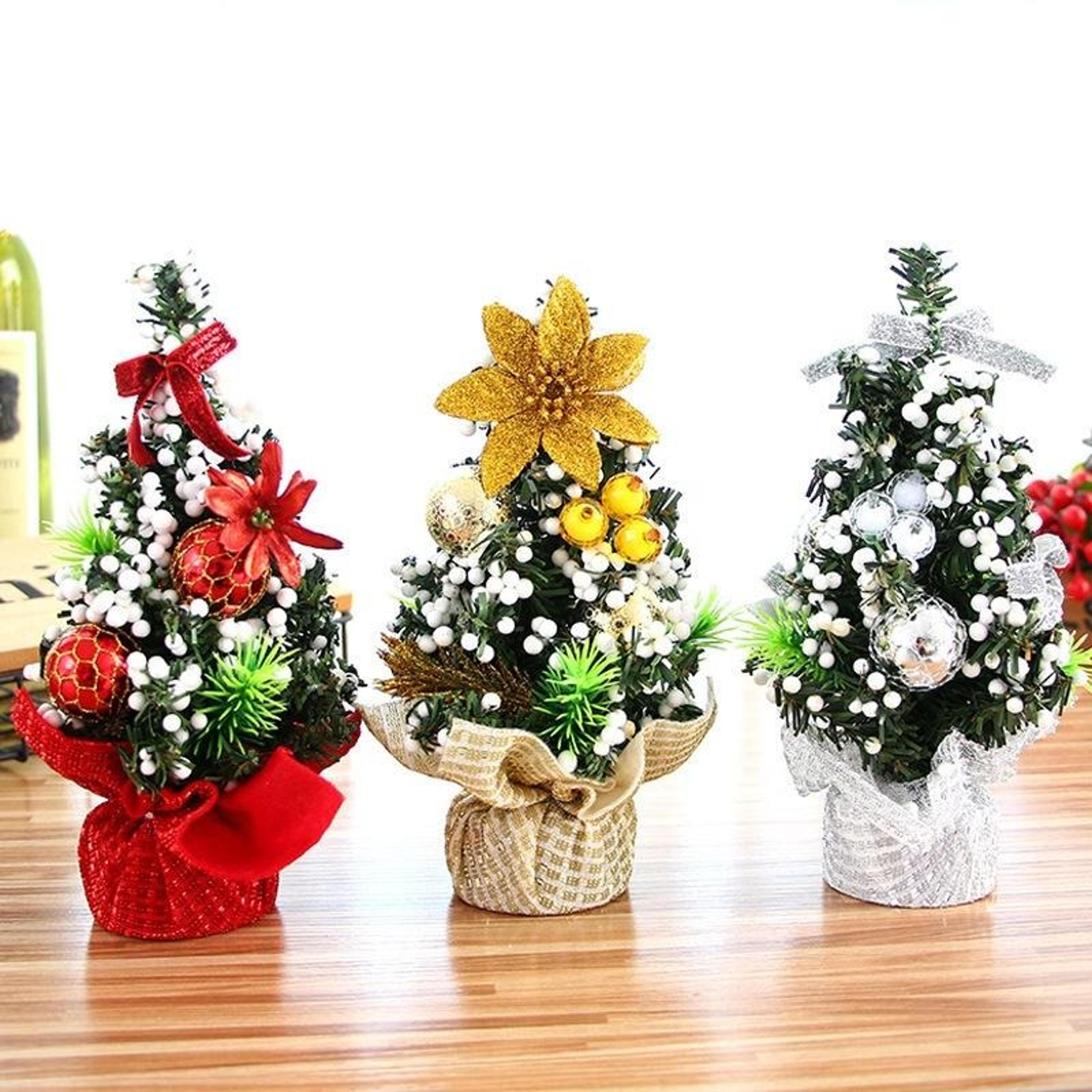 merry christmas tree, desk decoration, doll gift children, office home bedroom holiday decor