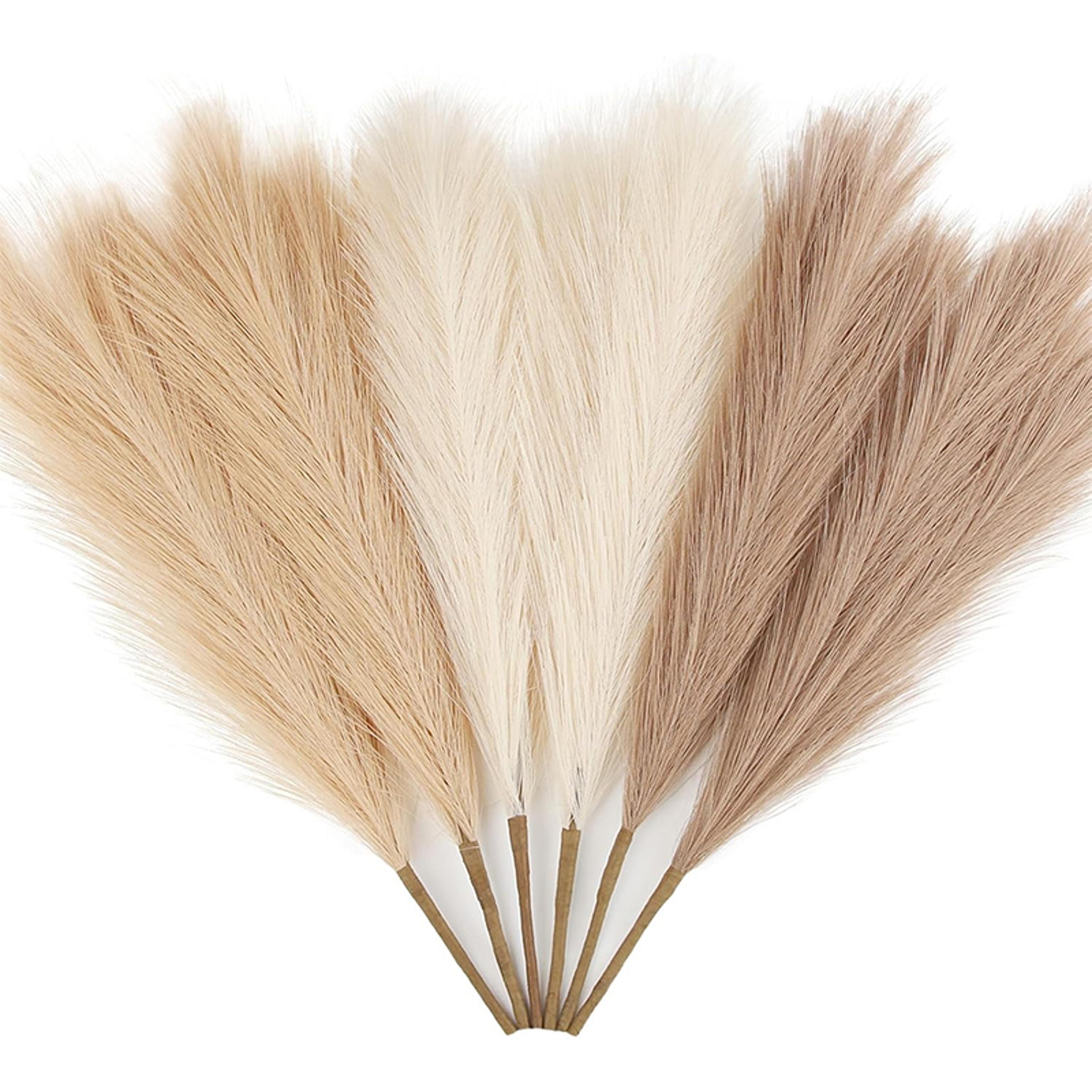 artificial pampas grass decor, bohemian reed for flower wedding, floral table arrangement for home christmas decoration