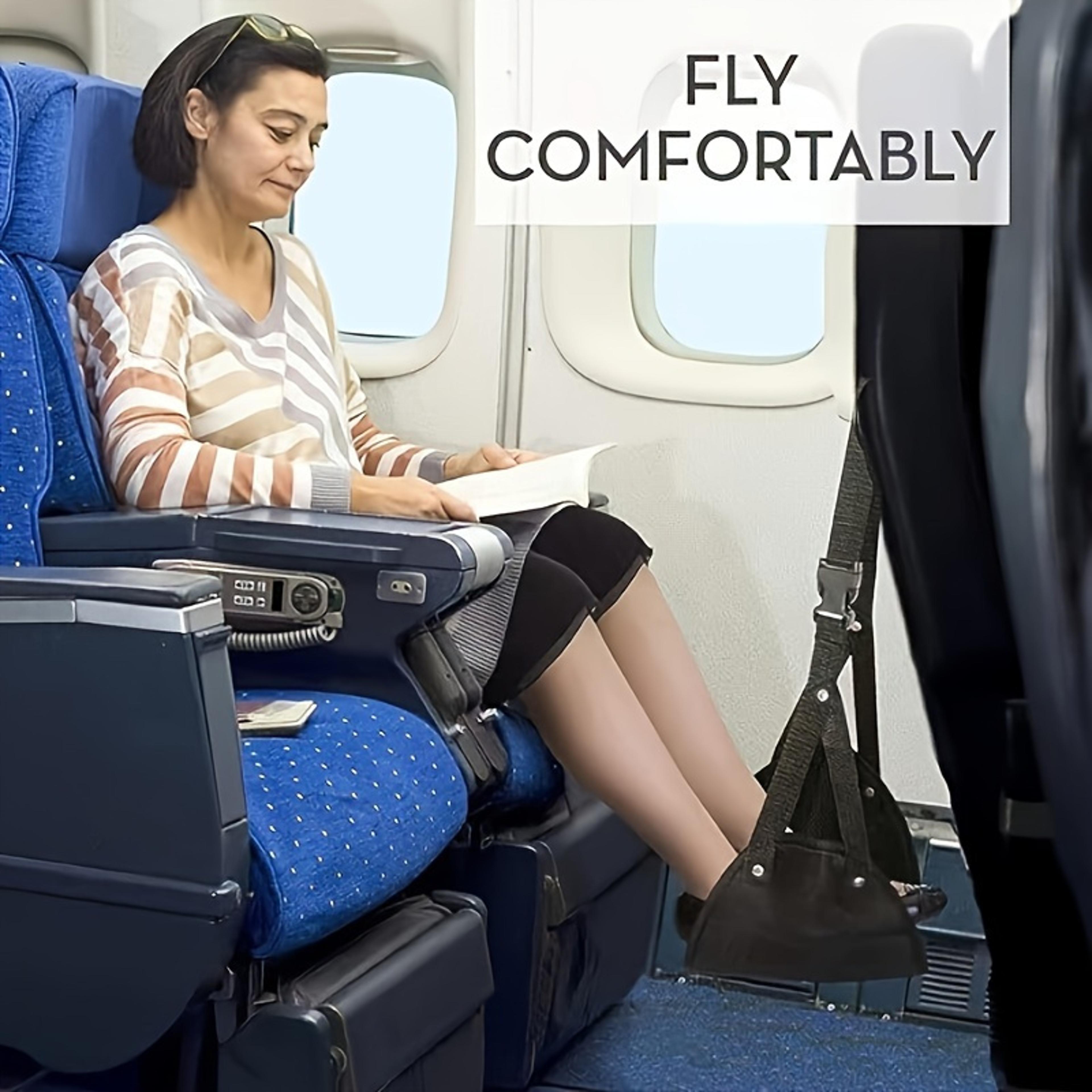 new travel hammock with airplane footrest, stepping travel artifact, high-speed rail hammock office foot hanging